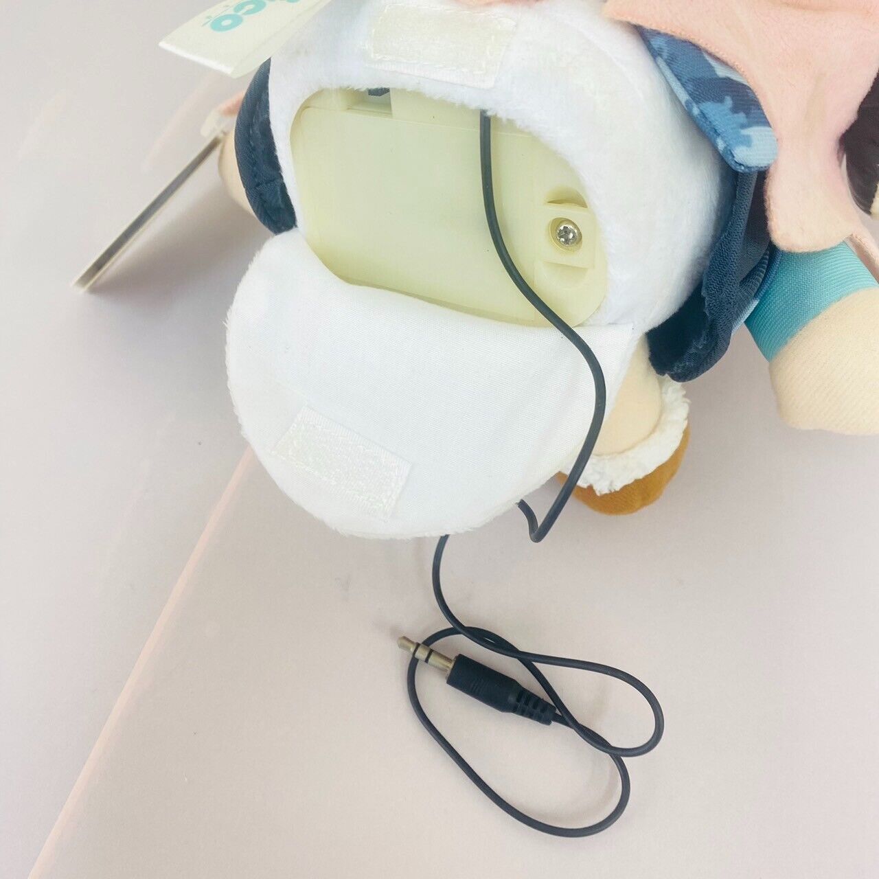 Super Sonico Plush Soft Stuffed Toy Doll Dance Smile Girl Movable Headphone Rare