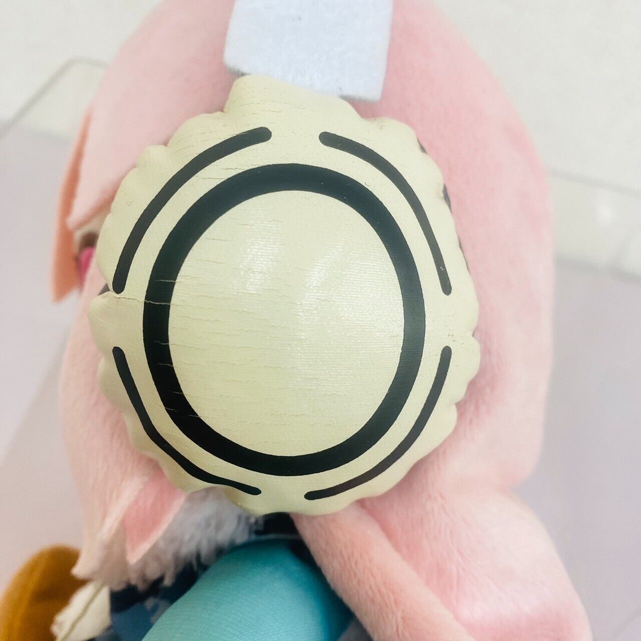 Super Sonico Plush Soft Stuffed Toy Doll Dance Smile Girl Movable Headphone Rare