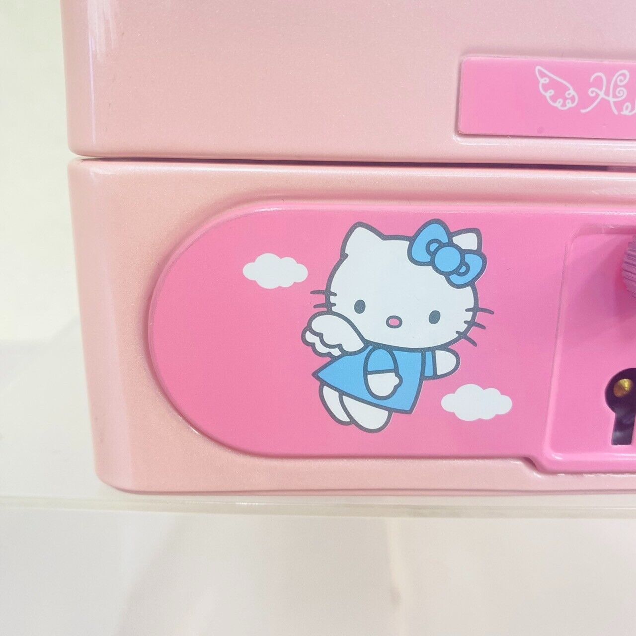 Sanrio Hello Kitty Safe Padlock Set Pink Angel Cat Dial Type Kawaii Character