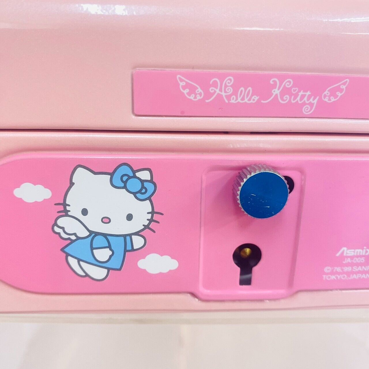 Sanrio Hello Kitty Safe Padlock Set Pink Angel Cat Dial Type Kawaii Character