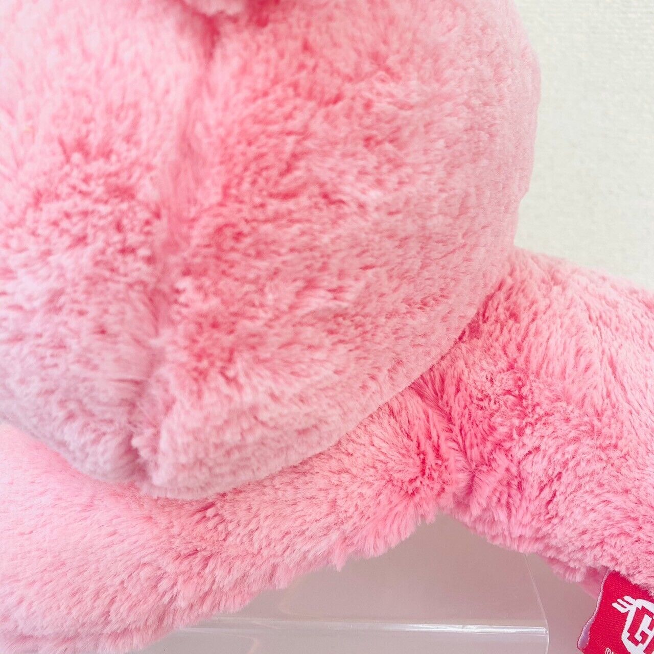 TAiTo Gloomy Bloody Bear Plush Pink Doll Soft Stuffed Toy Valentine Lying Fluffy