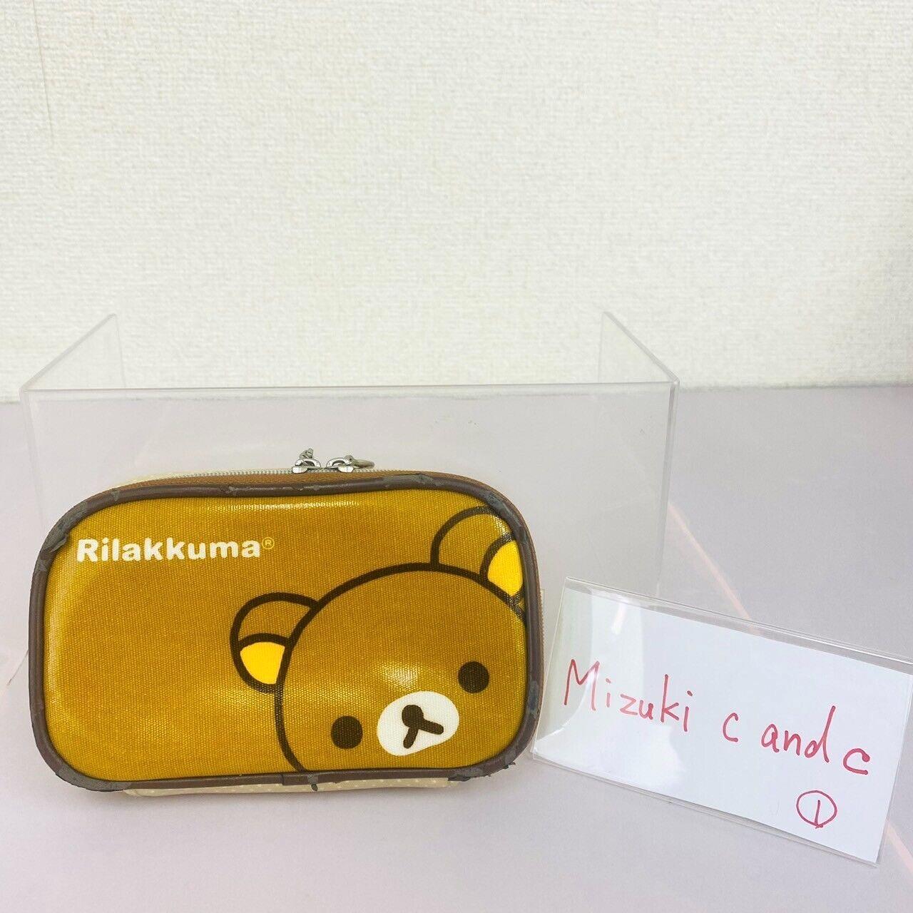 San-x Rilakkuma Korilakkuma Nintendo 3DS Case Pouch Bear White Brown Dot Kawaii