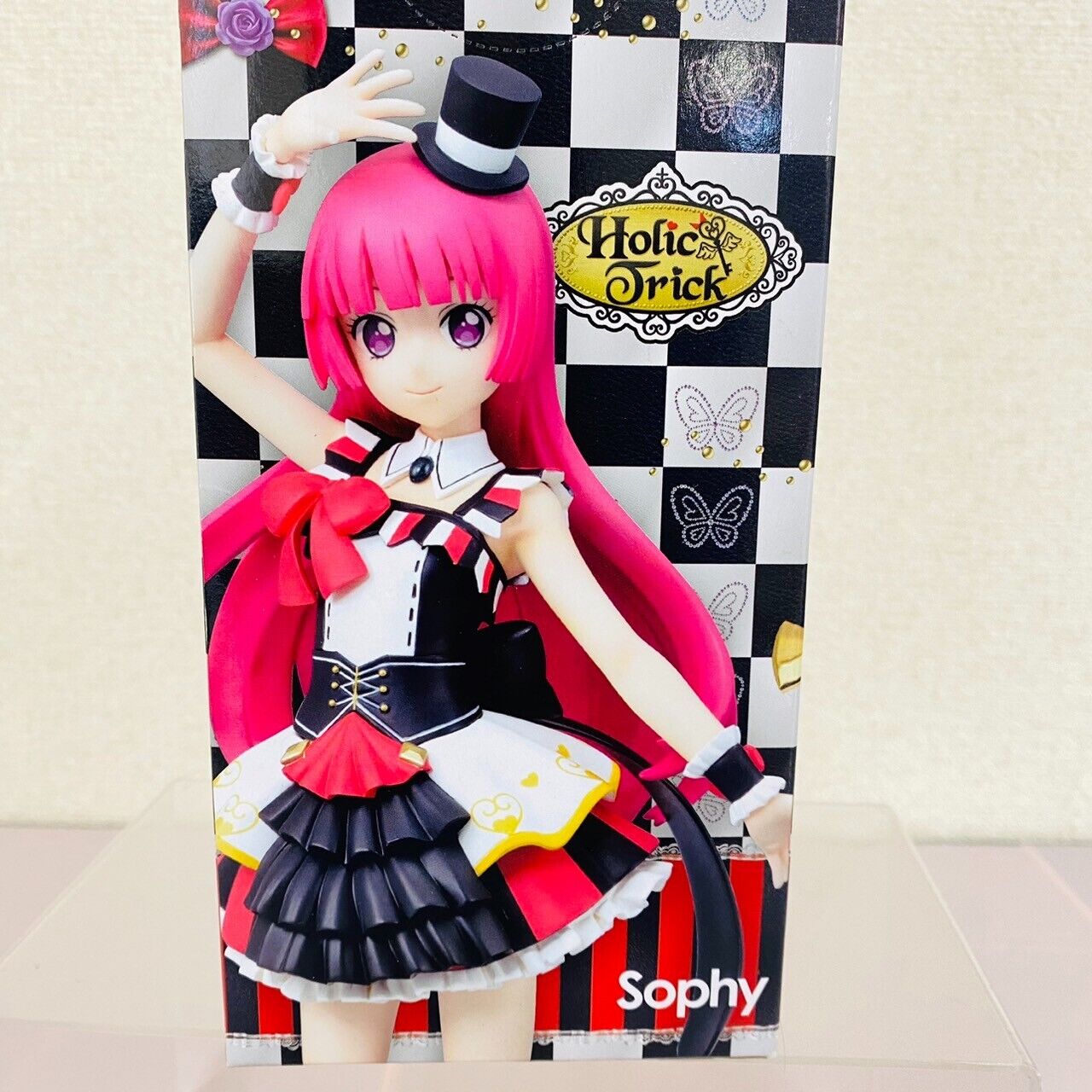 PriPa Sophie☆Cyllium Premium Figure Coordination Red Long Hair Ribbon Anime Idol