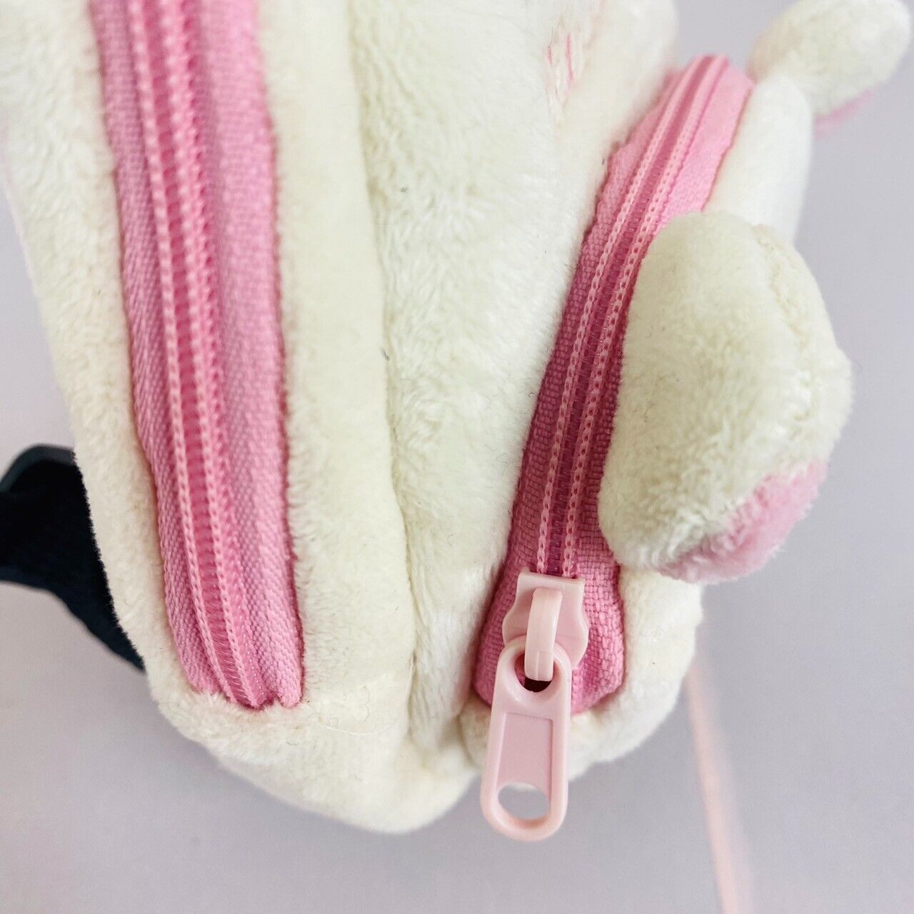 San-x Rilakkuma Korilakkuma Plush Mini Backpack Rucksack Pouch Bear White Pink