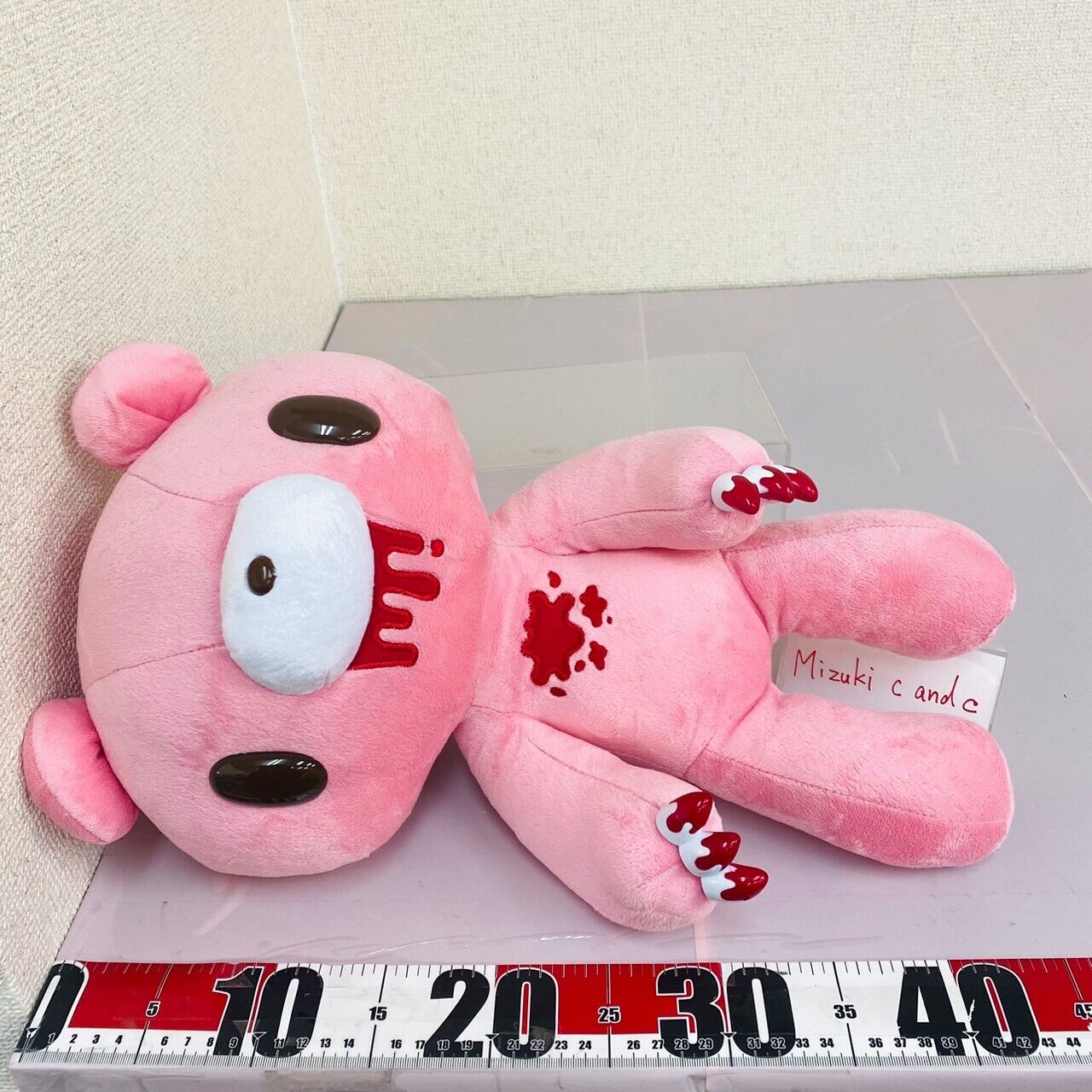 TAiTo Gloomy Bear Bloody Big Plush Pink Soft Stuffed Toy 21th Anniversary Kawaii