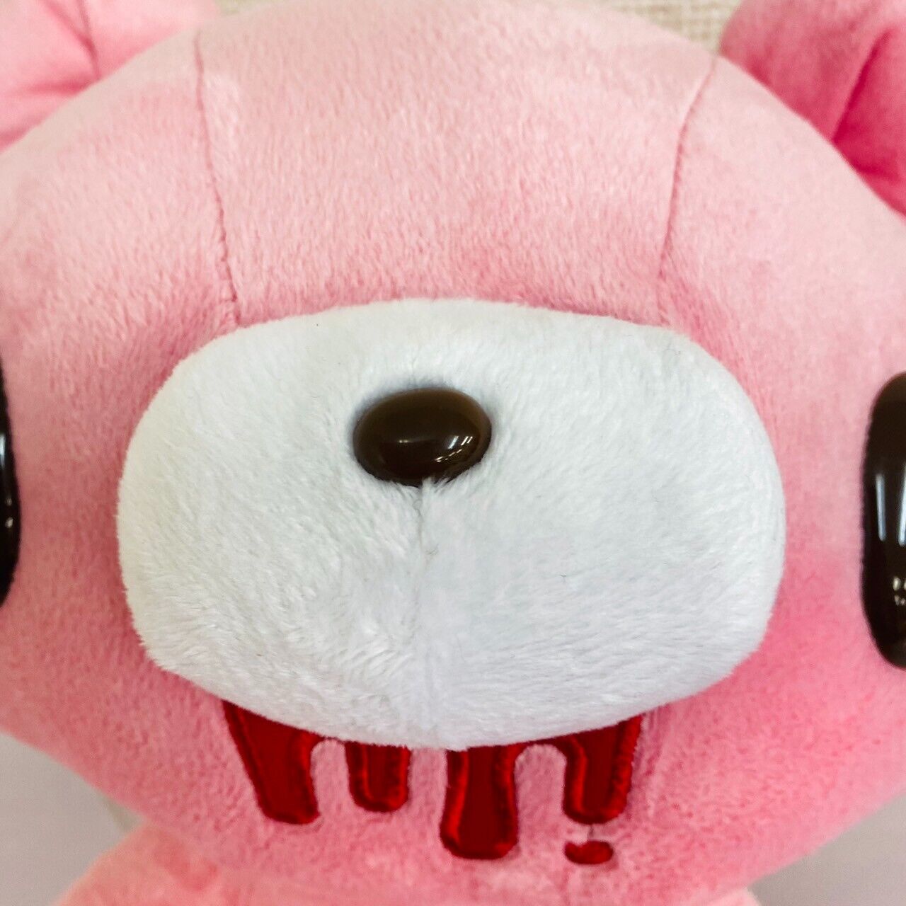 TAiTo Gloomy Bear Bloody Big Plush Pink Soft Stuffed Toy 21th Anniversary Kawaii