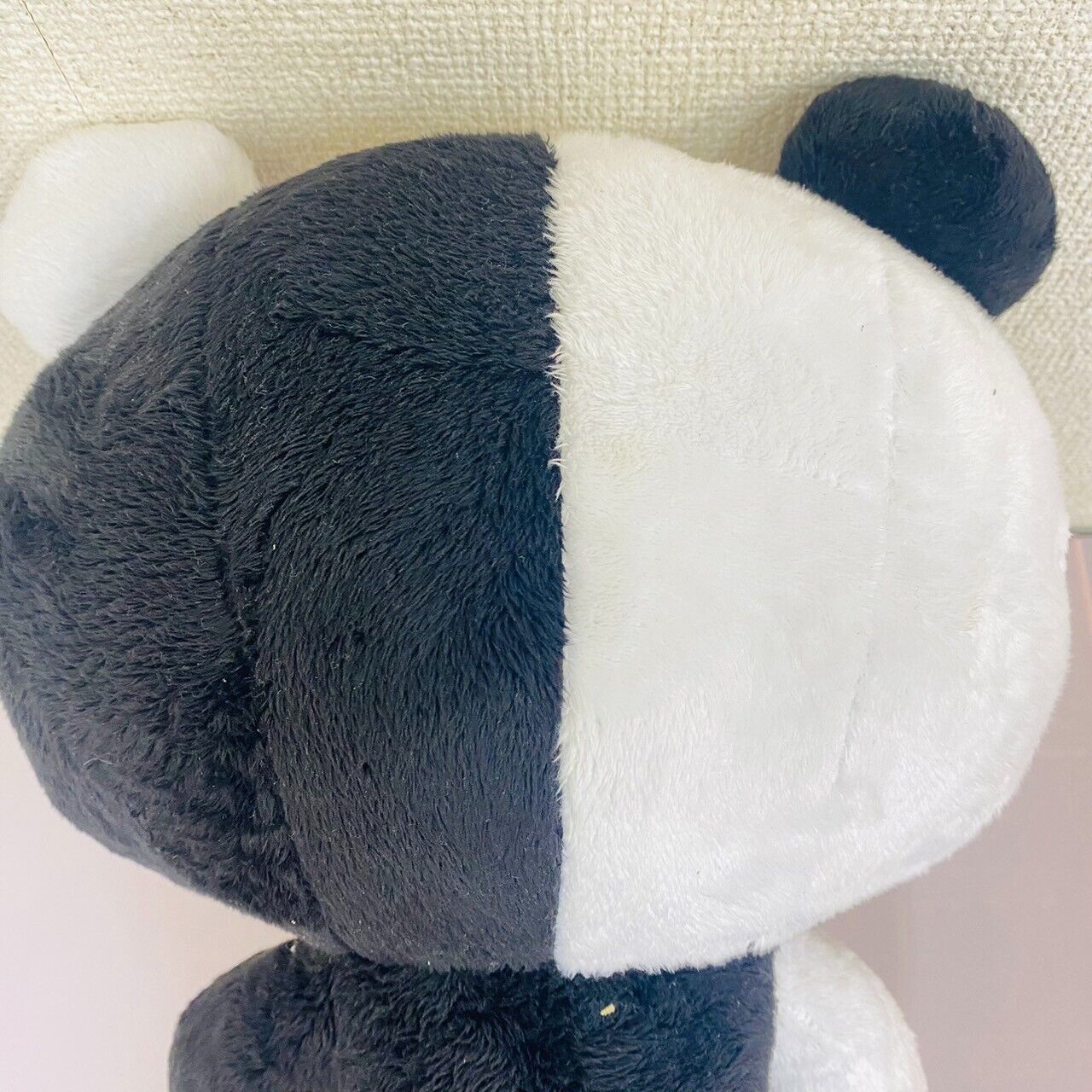 Taito Gloomy Bear Bloody Big Plush Soft Stuffed Toy Monotone White Black Fluffy