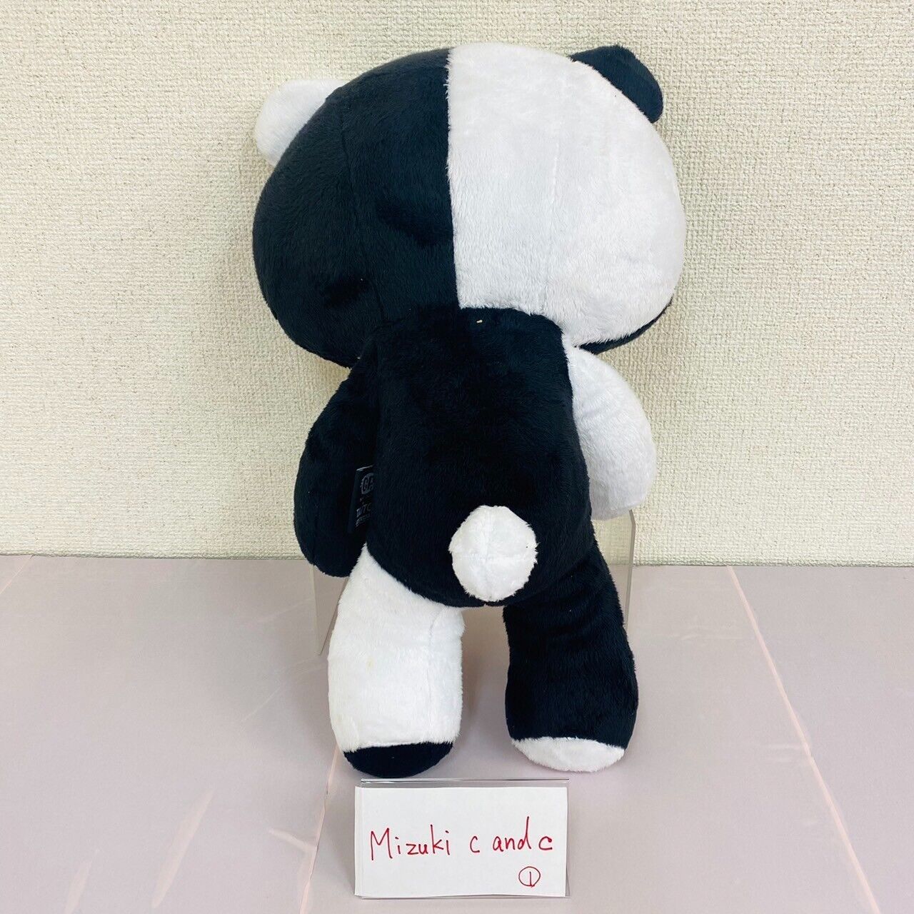 Taito Gloomy Bear Bloody Big Plush Soft Stuffed Toy Monotone White Black Fluffy