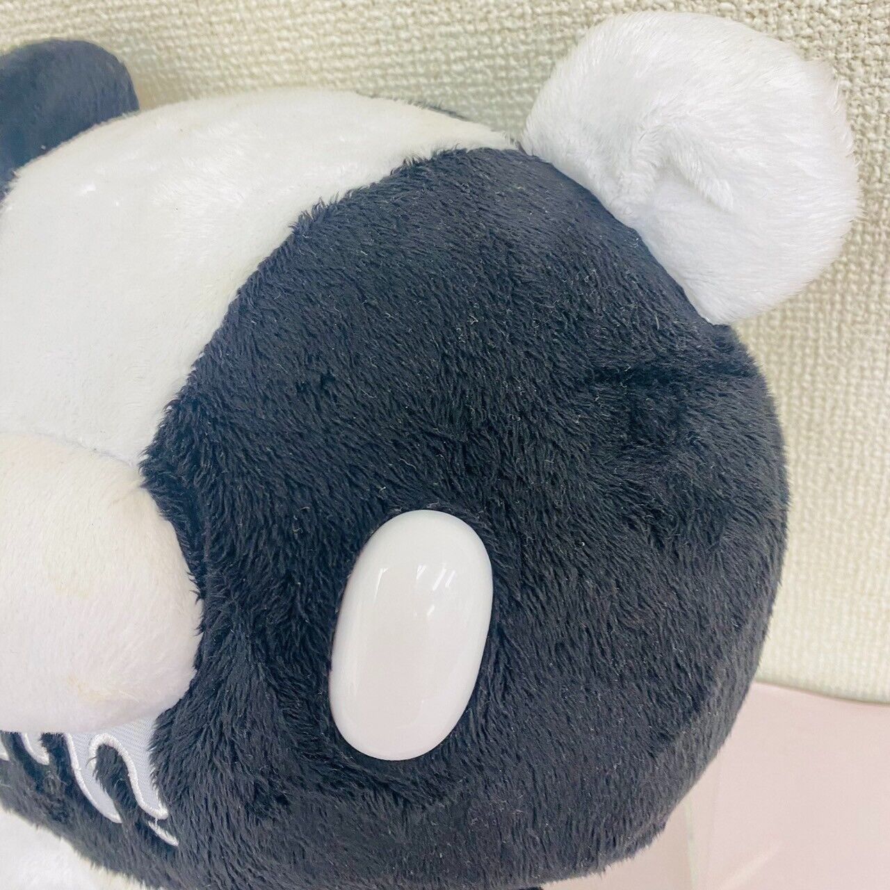 Taito Gloomy Bear Bloody Big Plush Soft Stuffed Toy Monotone White Black Fluffy