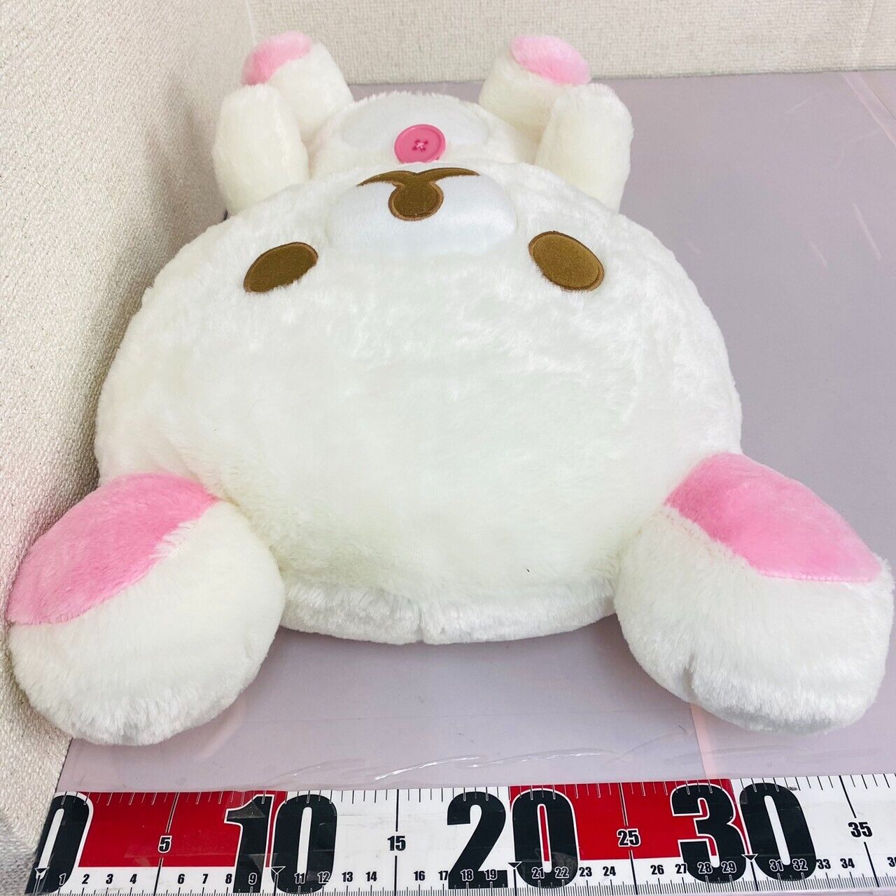 San-X Rilakkuma Korilakkuma Plush Soft Stuffed Toy White Bear Big Face XL Kawaii