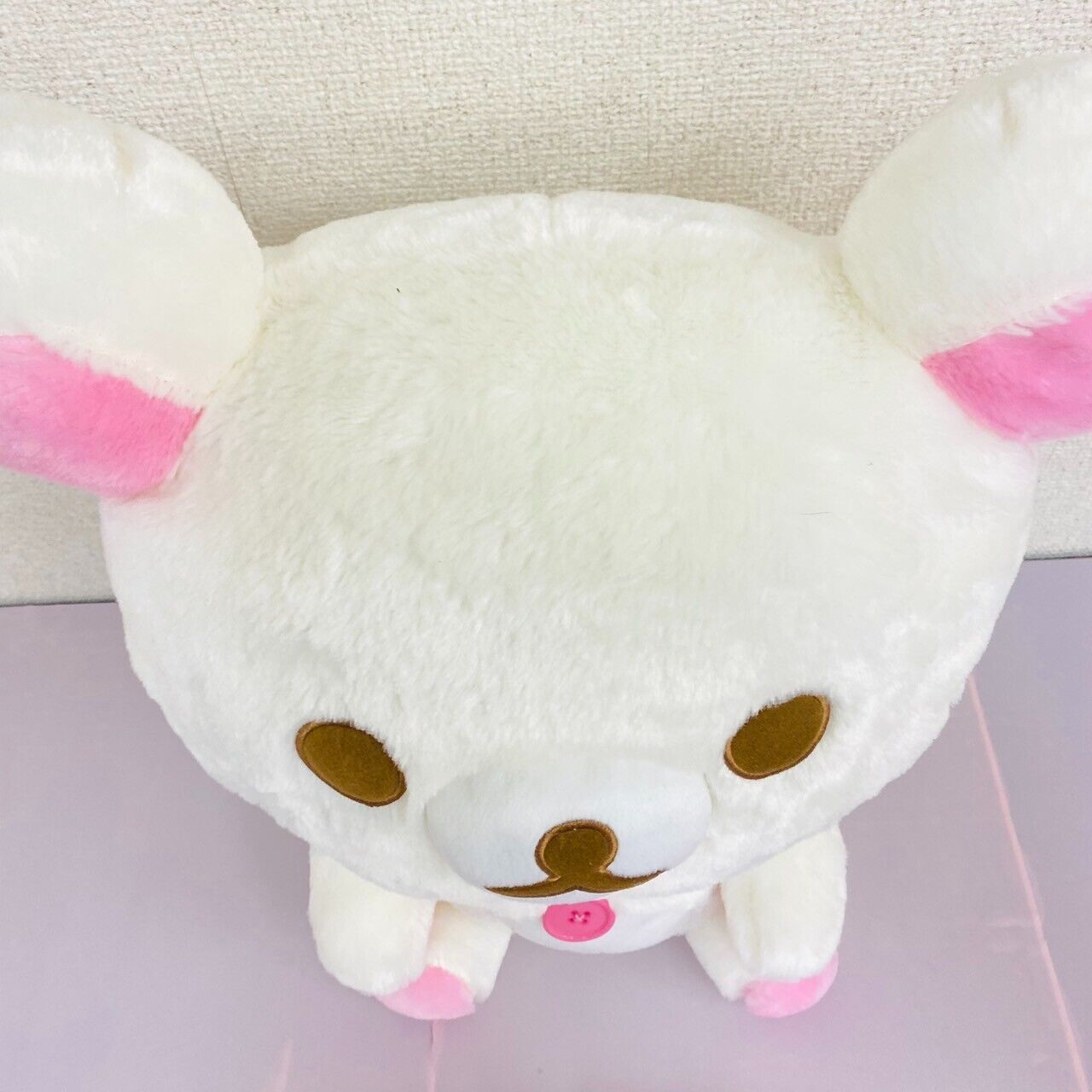 San-X Rilakkuma Korilakkuma Plush Soft Stuffed Toy White Bear Big Face XL Kawaii