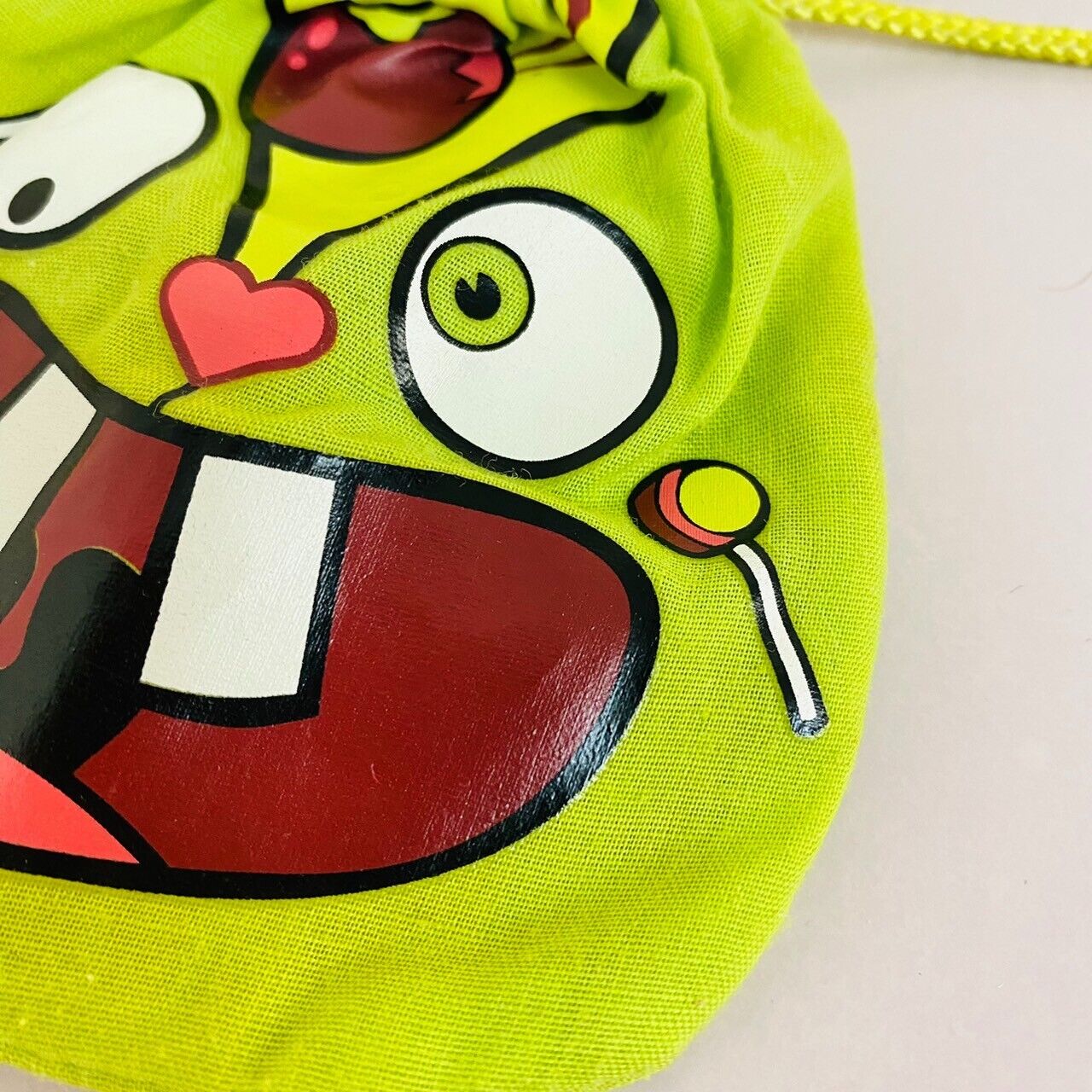 Happy Tree Friends Nutty Drawstring Bag Pouch Purse Green Face Candy Kawaii Rare