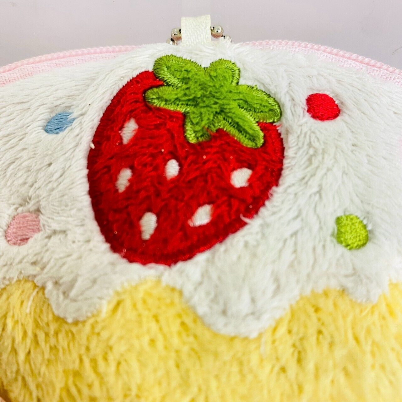 Mother Garden Pouch Ball Chain Cake Strawberry Sweets White Cream Kawaii Rare