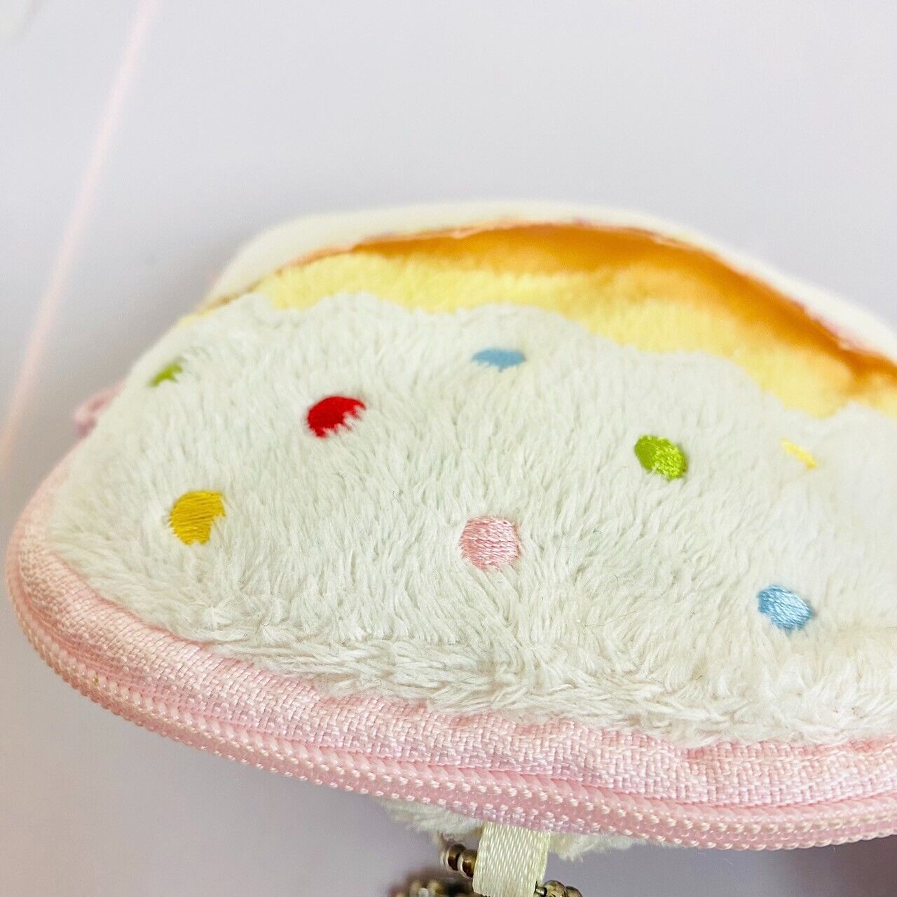 Mother Garden Pouch Ball Chain Cake Strawberry Sweets White Cream Kawaii Rare