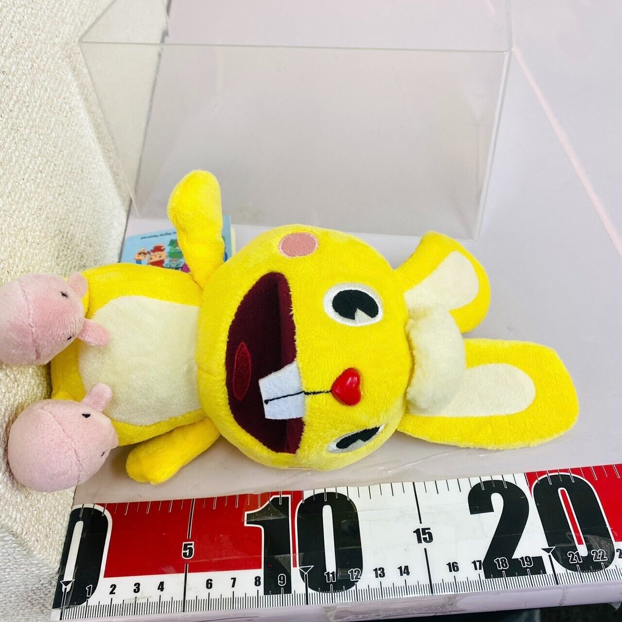 Happy Tree Friends Cuddles Plush Yellow Rabbit Fluffy Soft Stuffed Toy Kawaii