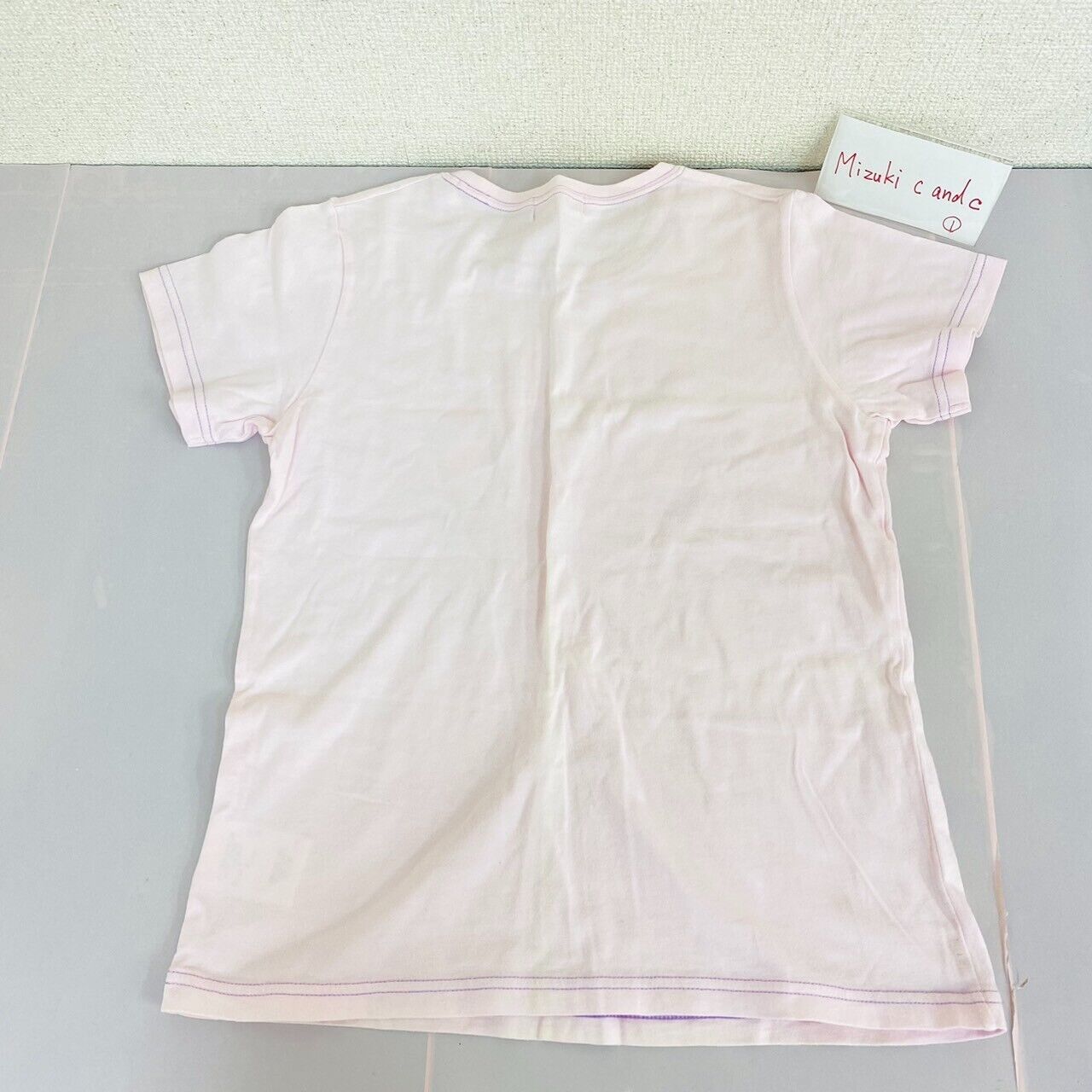 Mezzo Piano T-shirt Tops 150cm Pink Short Sleeve Perfume Heart Fragrance Kawaii