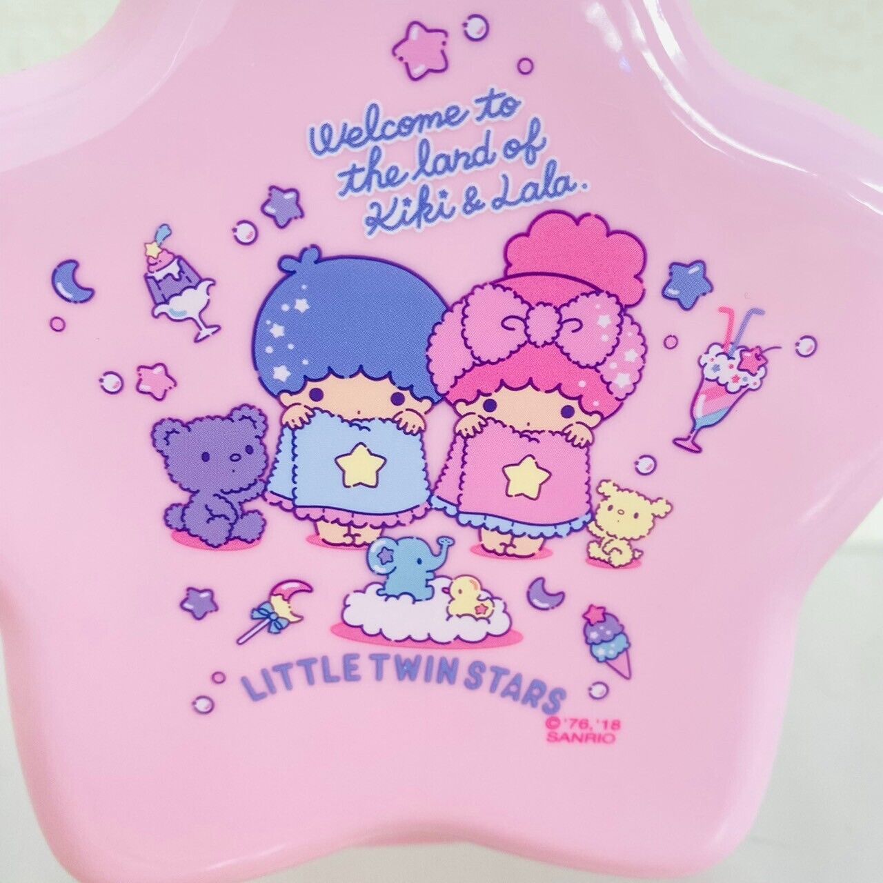 Sanrio Little Twin Stars Pump Bottle Set 2 Pink Blue Kiki&Lala Shampoo Star Bath