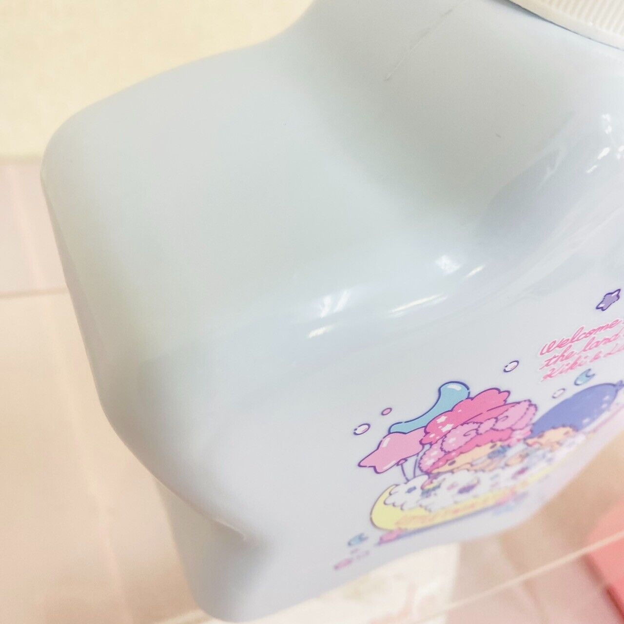 Sanrio Little Twin Stars Pump Bottle Set 2 Pink Blue Kiki&Lala Shampoo Star Bath