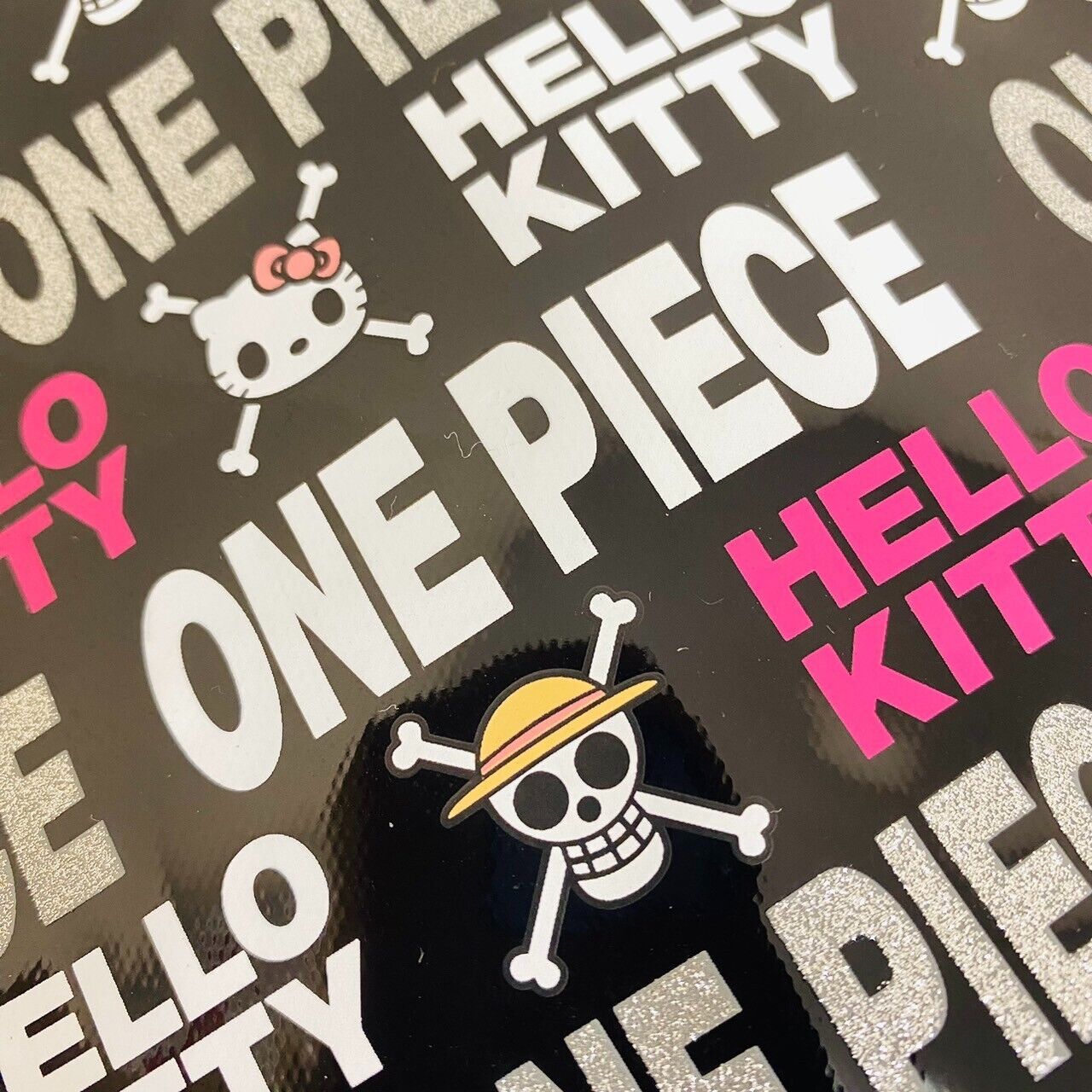 Sanrio Hello Kitty One Piece Collaboration Shoulder Bag Black Tony Tony Chopper