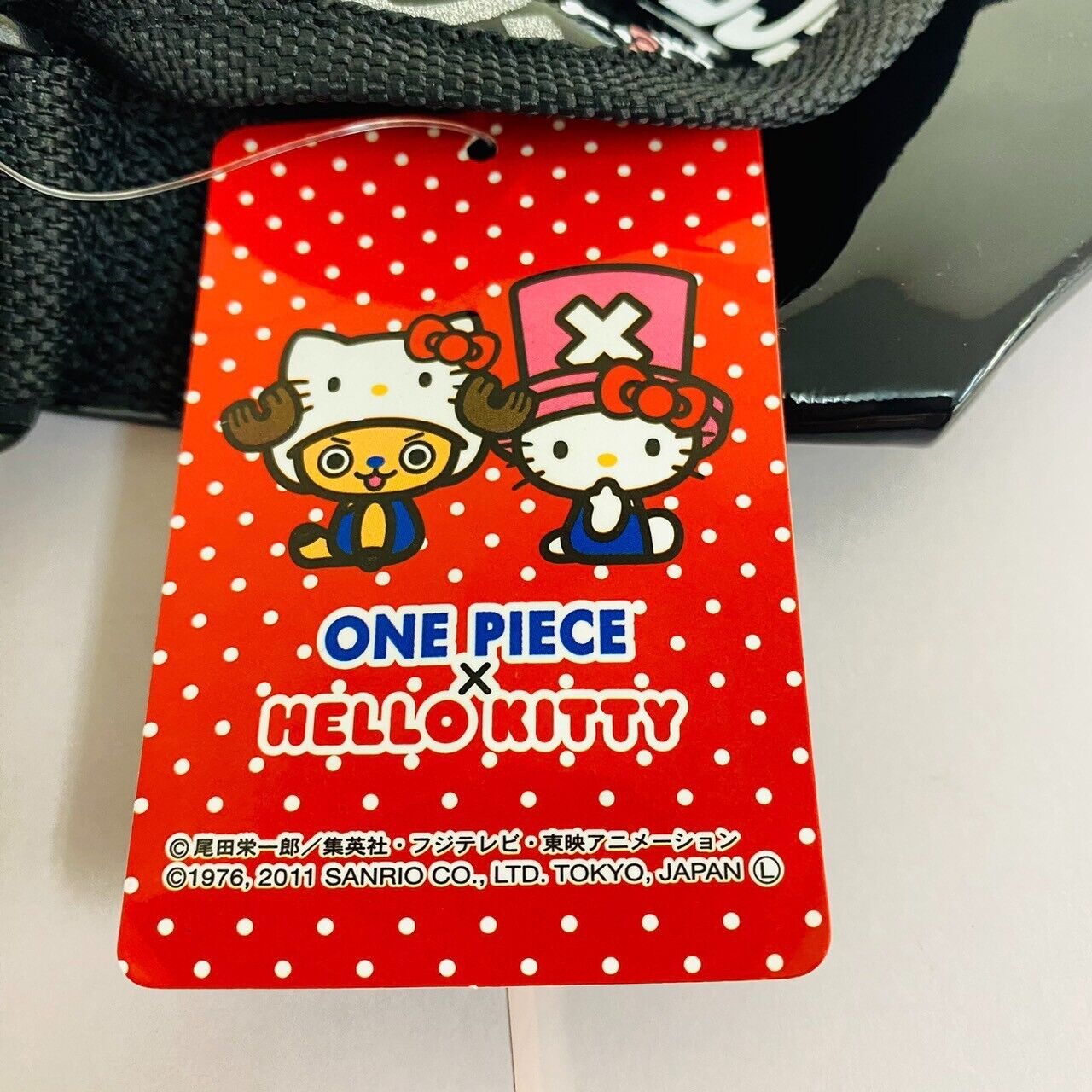 Sanrio Hello Kitty One Piece Collaboration Shoulder Bag Black Tony Tony Chopper