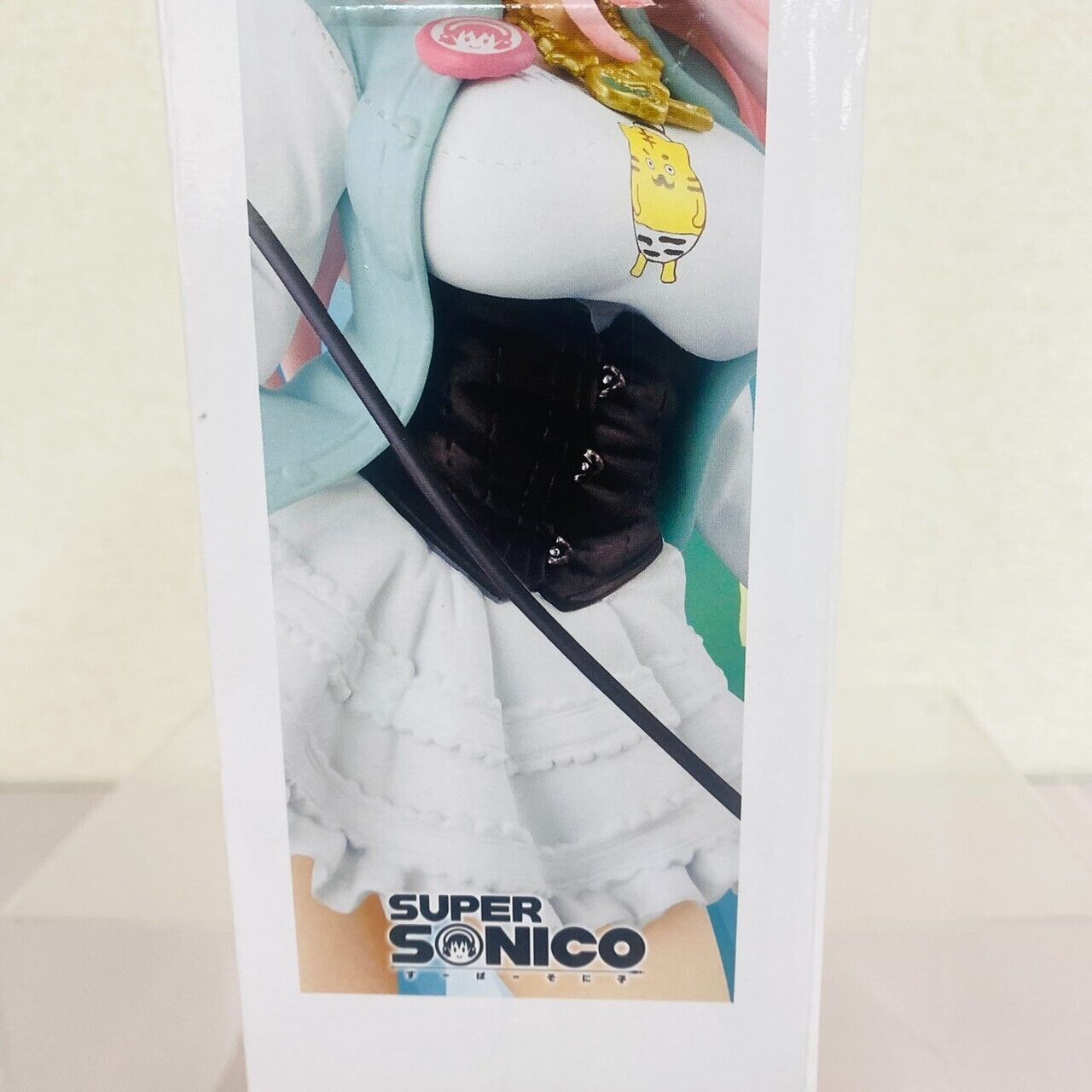 Nitro Super Sonico SQ Figure Tora Version Mike Headphones Jumper Skirt Box Anime