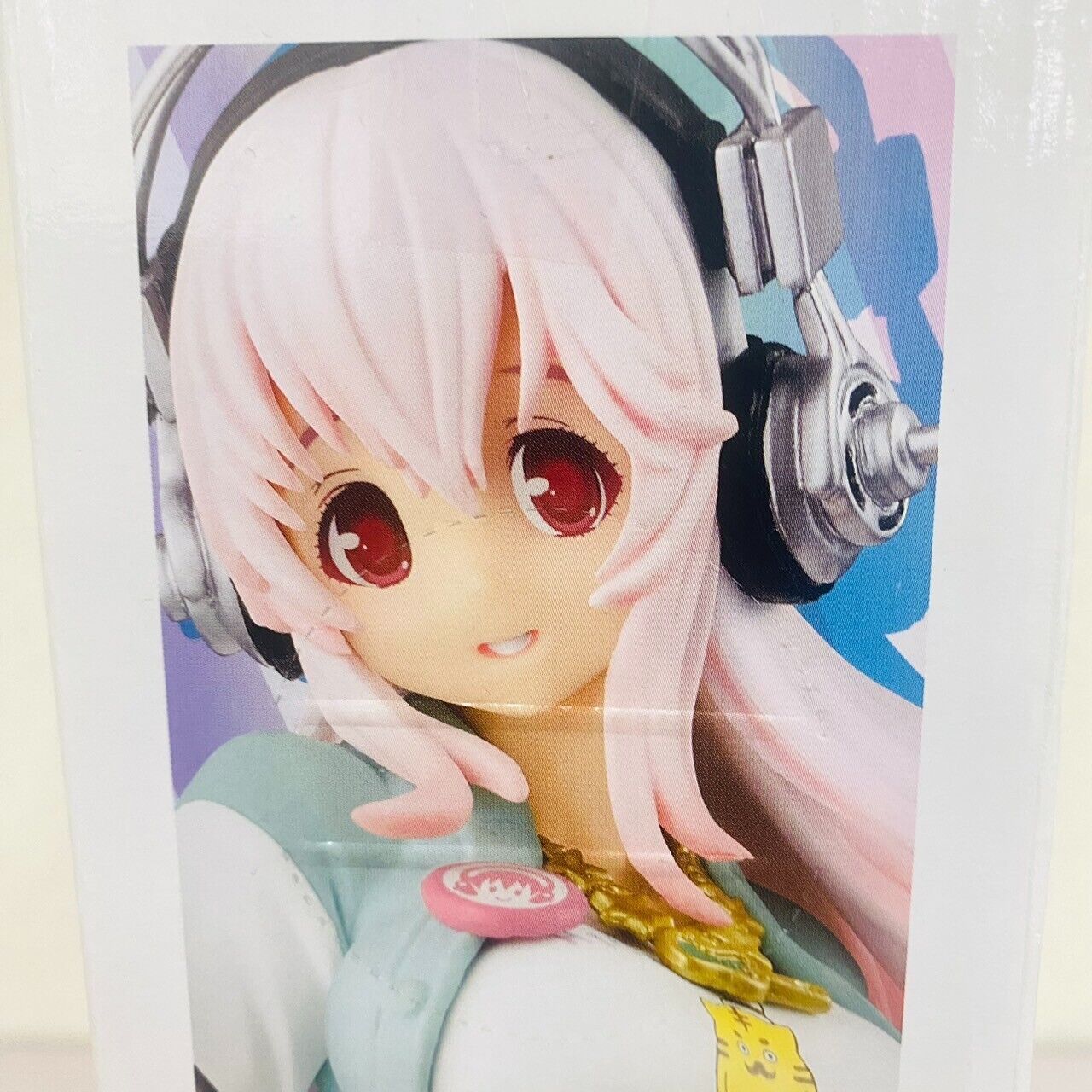 Nitro Super Sonico SQ Figure Tora Version Mike Headphones Jumper Skirt Box Anime