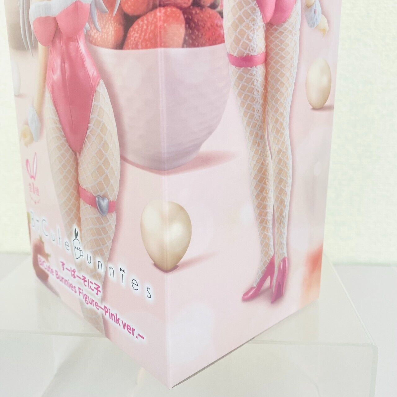 Super Sonico Special Figure Cute Bunny Pink Headphones Fishnet Tights Sewing