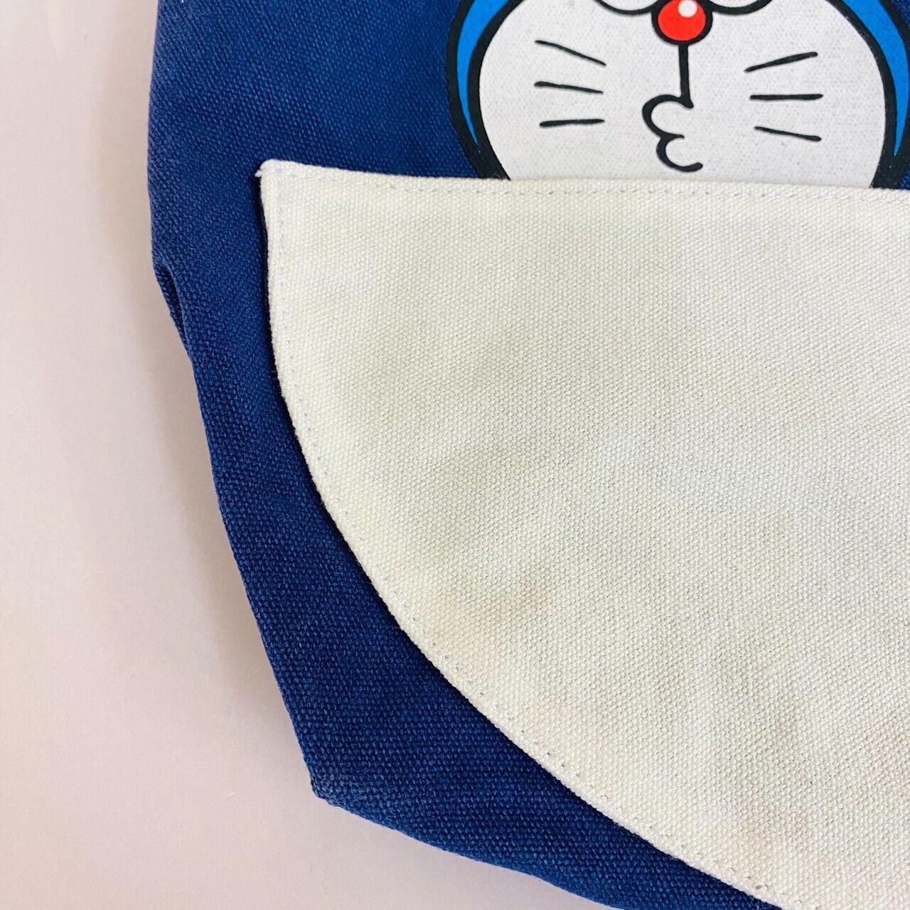 Sanrio Hello Kitty and Doraemon Collaboration Tote Bag Navy Kawaii Character