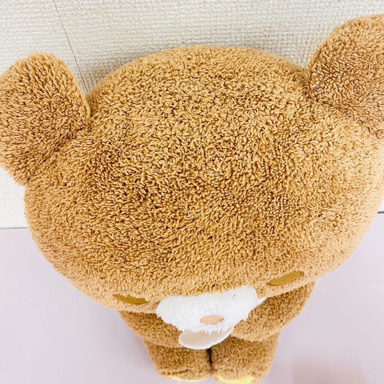 San-X Rilakkuma Chairoikoguma Friends Plush Soft Stuffed Toy Tulip Flower Brown