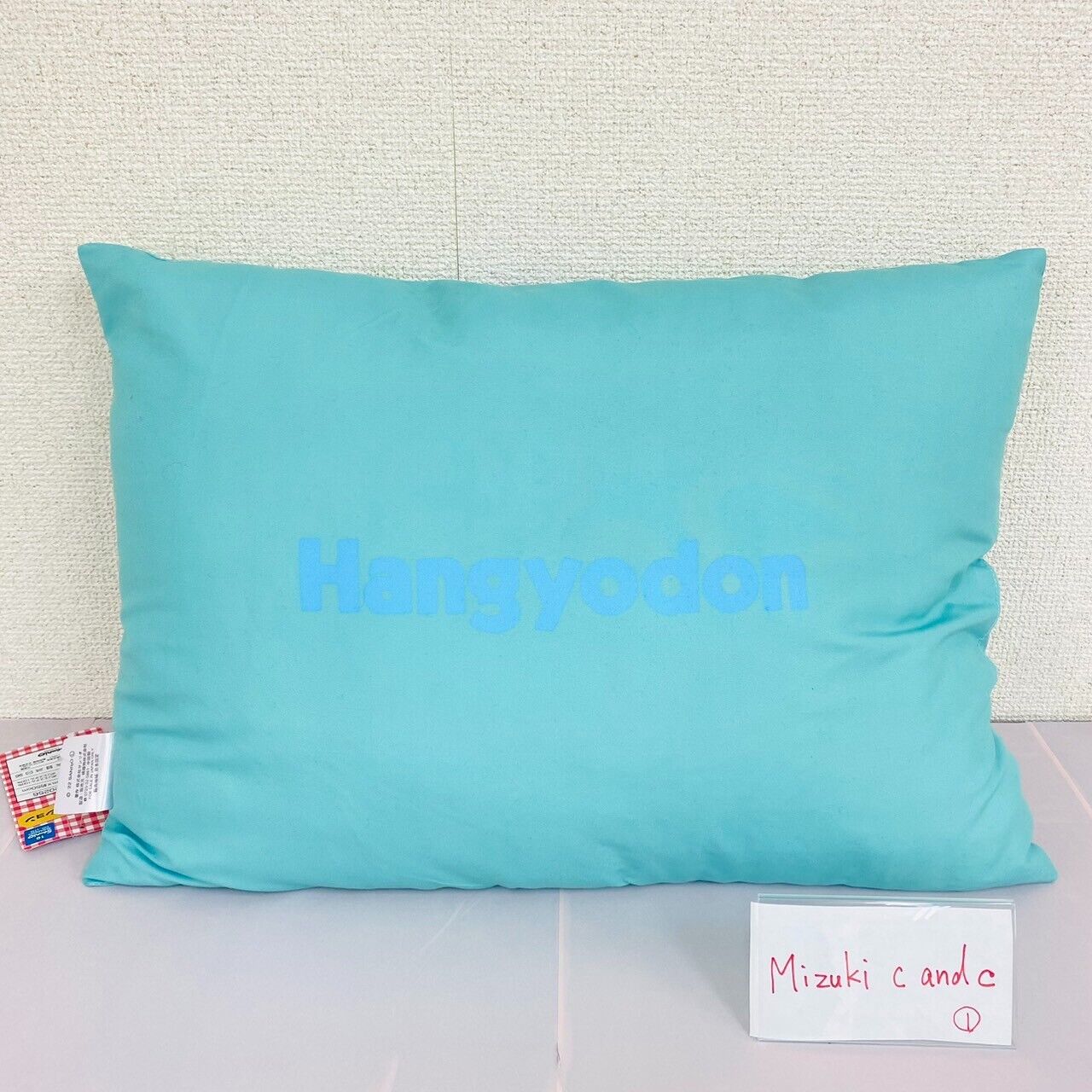 Sanrio Hangyodon Face Cushion Pillow Blue Fluffy Half-Mermaid Kawaii Character