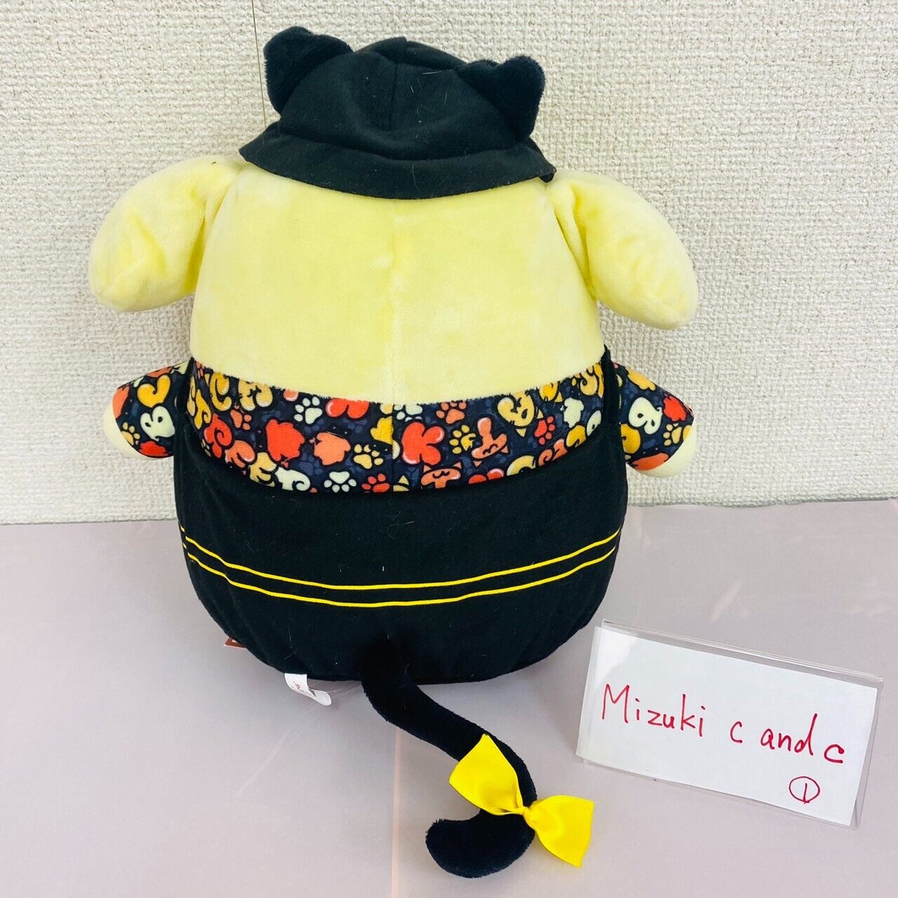 Sanrio Pompom Purin Plush Soft Stuffed Toy Black Cat Street Hat Yellow Dog Rare