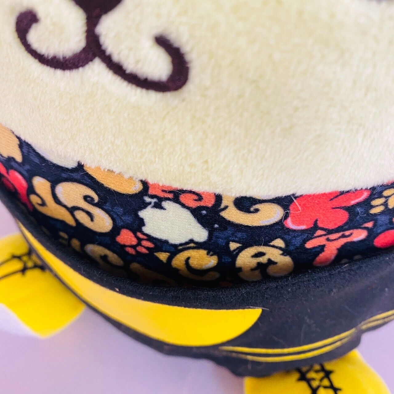 Sanrio Pompom Purin Plush Soft Stuffed Toy Black Cat Street Hat Yellow Dog Rare