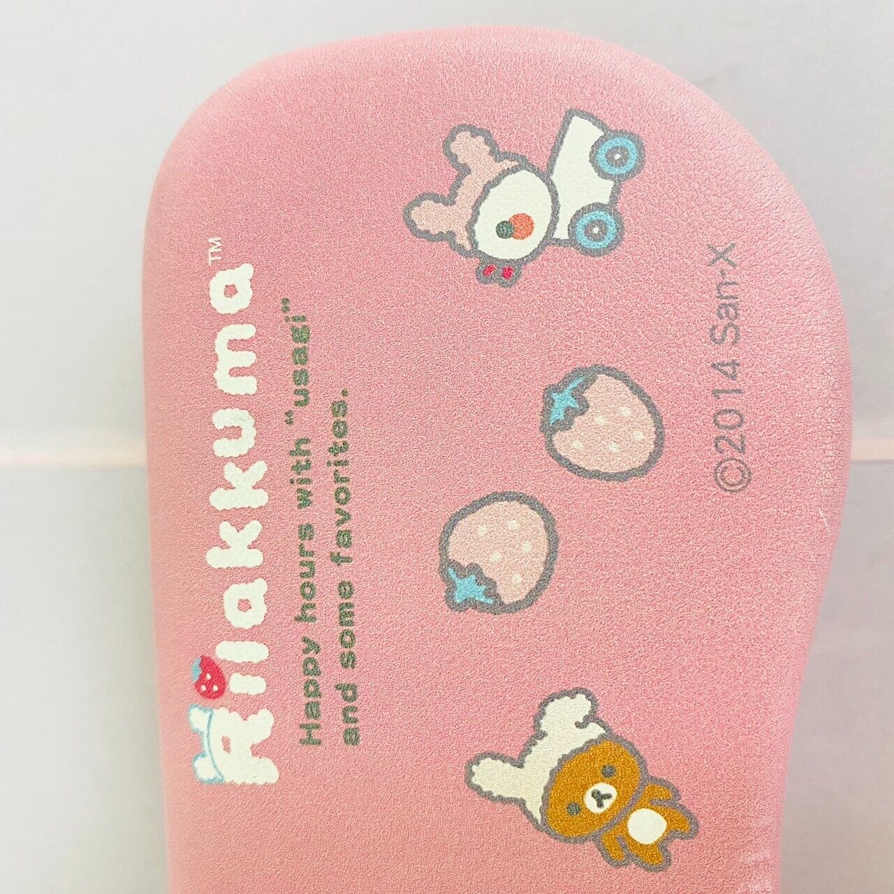 San-X Rilakkuma Korilakkuma Kids Glasses Case Pink Rabbit Costume Strawberry