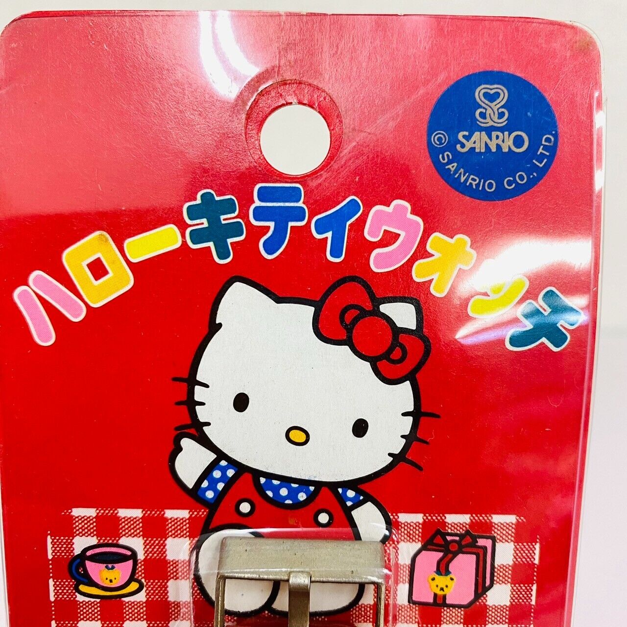 Sanrio Hello Kitty Watch Red Cat Ribbon Wristwatch Kids Vintage Kawaii Character