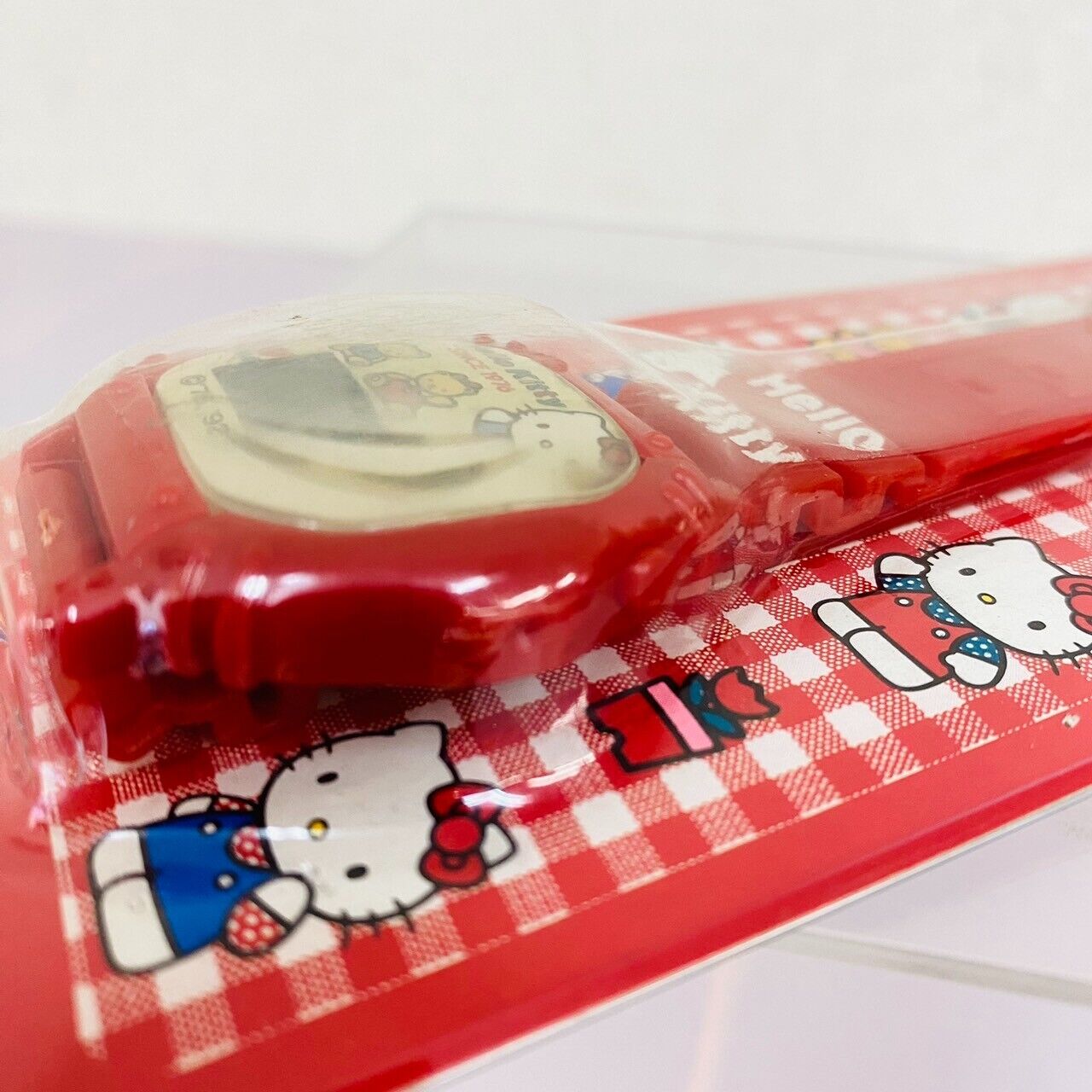 Sanrio Hello Kitty Watch Red Cat Ribbon Wristwatch Kids Vintage Kawaii Character