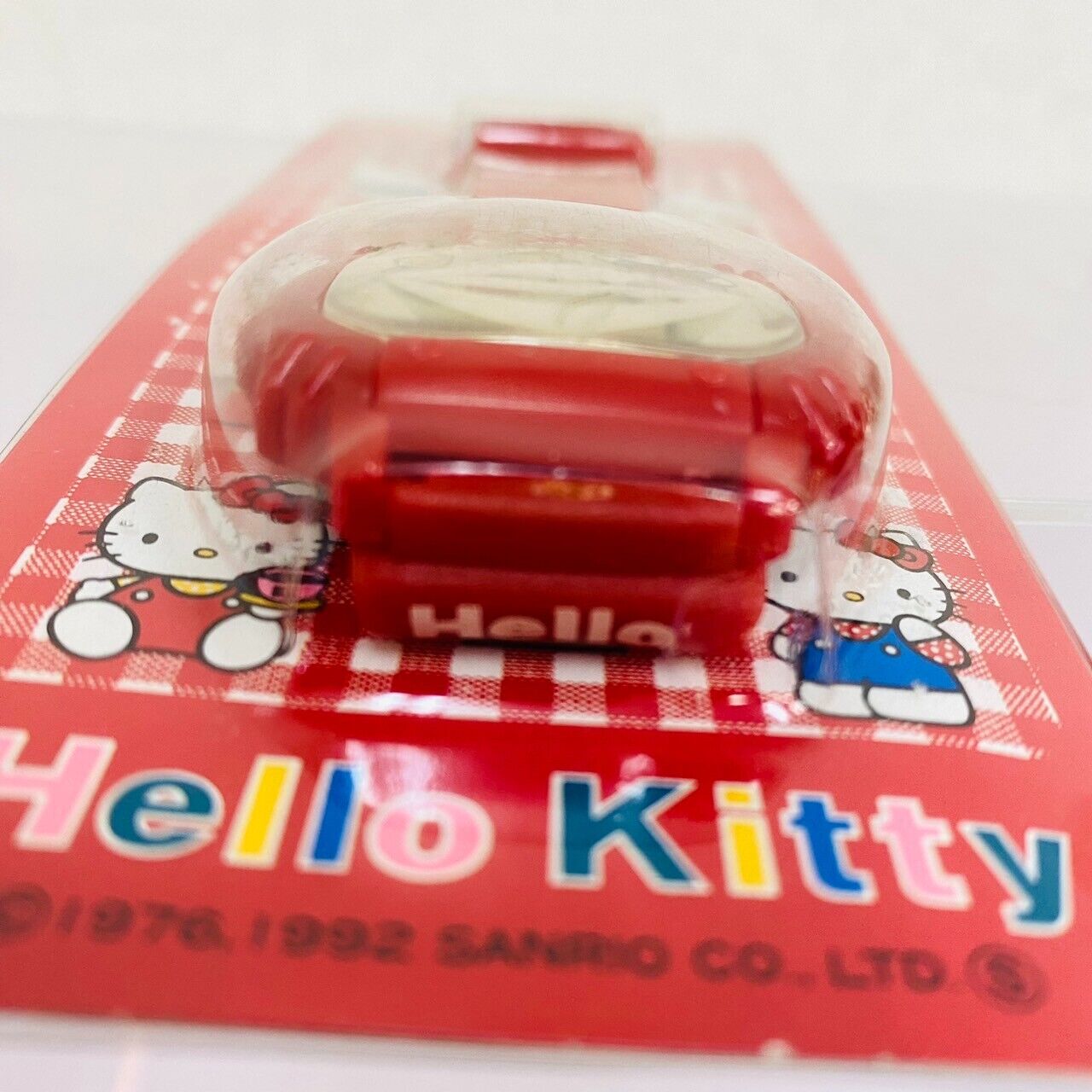 Sanrio Hello Kitty Watch Red Cat Ribbon Wristwatch Kids Vintage Kawaii Character