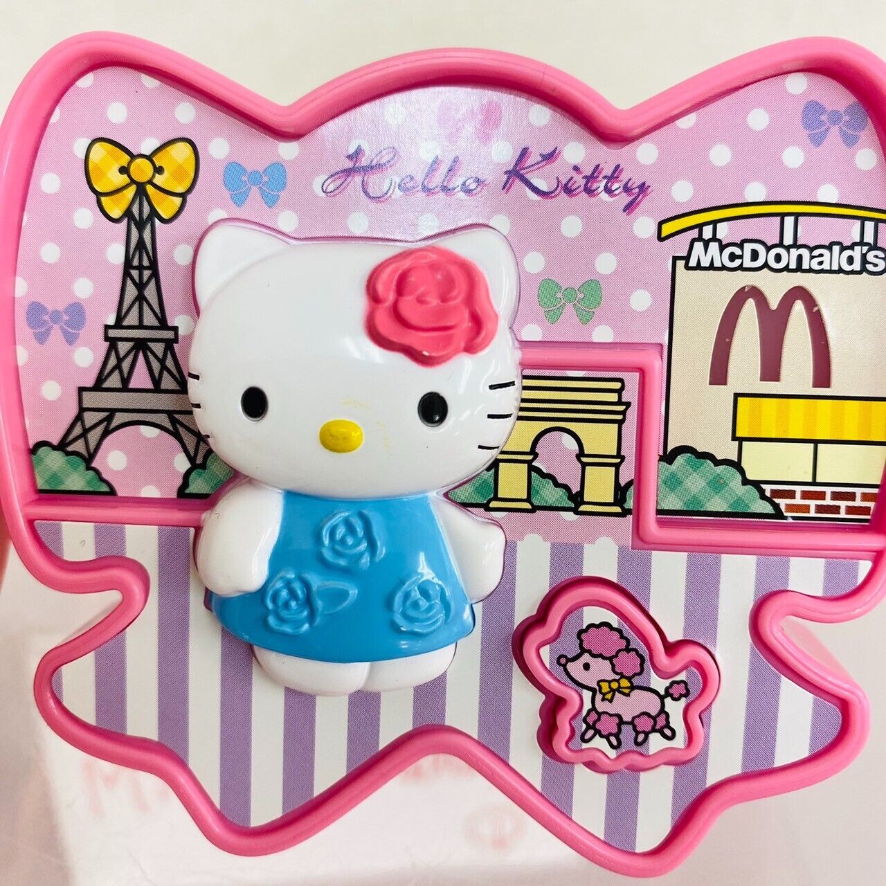 Sanrio Hello Kitty MacDonald Toy Set 7 Jigsaw Puzzle Ribbon Heart Cat Kawaii