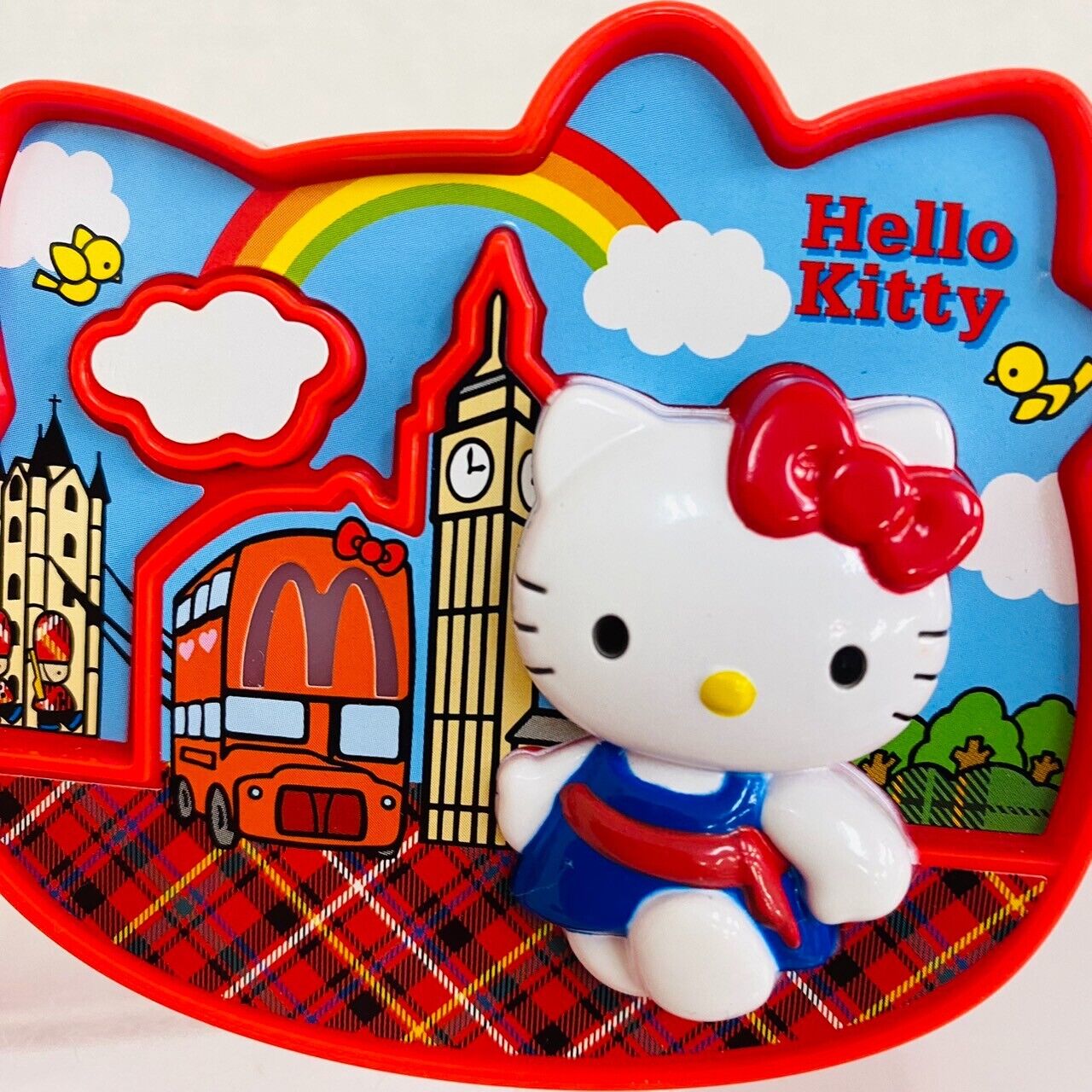 Sanrio Hello Kitty MacDonald Toy Set 7 Jigsaw Puzzle Ribbon Heart Cat Kawaii