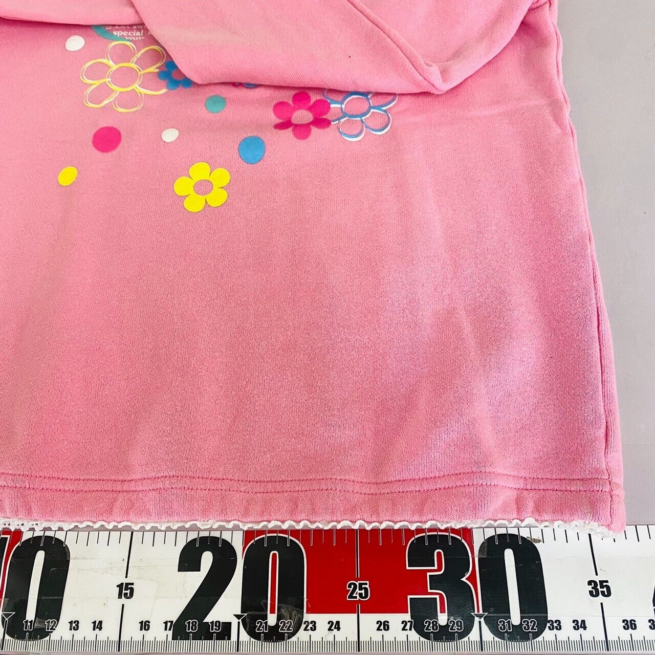 Mezzo Piano Kids Long Sleeve T-shirt 130cm Pink Flower Tops Clothing Kawaii Rare