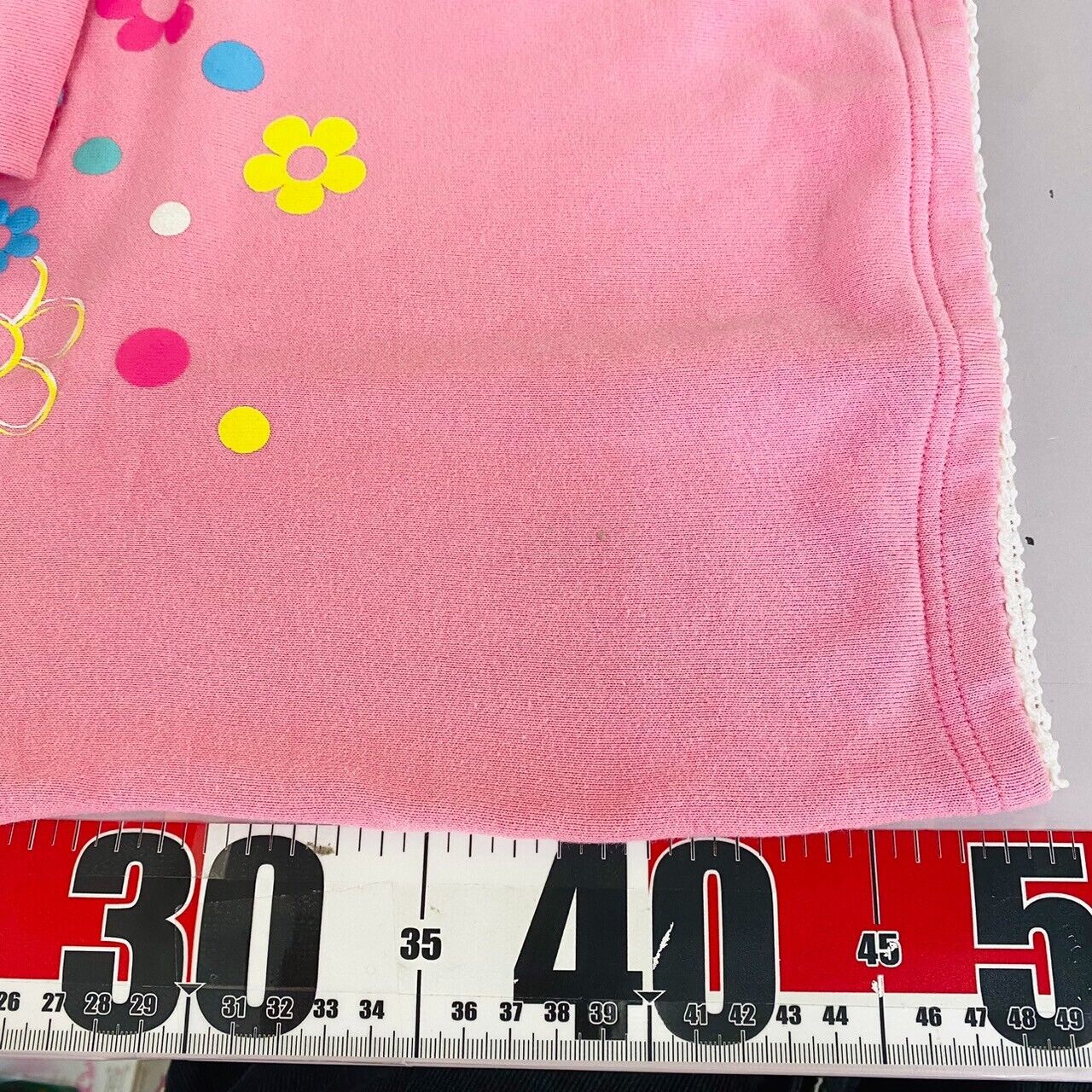 Mezzo Piano Kids Long Sleeve T-shirt 130cm Pink Flower Tops Clothing Kawaii Rare