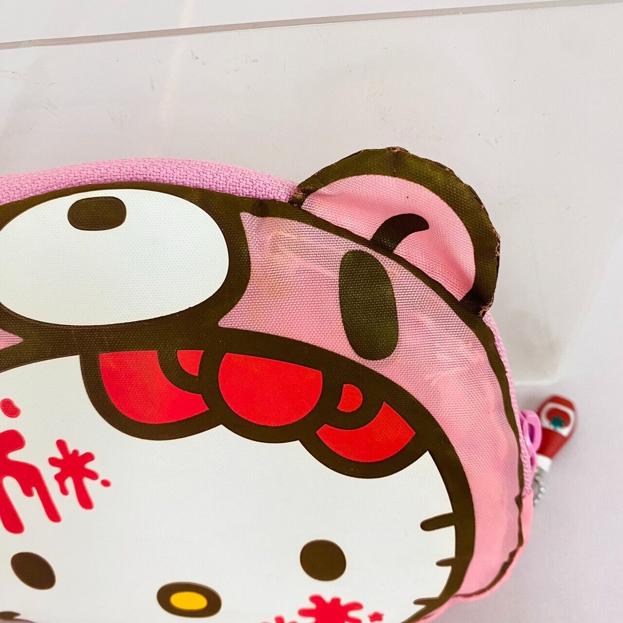 Sanrio Hello Kitty TAiTo Gloomy Bloody Bear Collaboration Eco Shopping Bag Pink