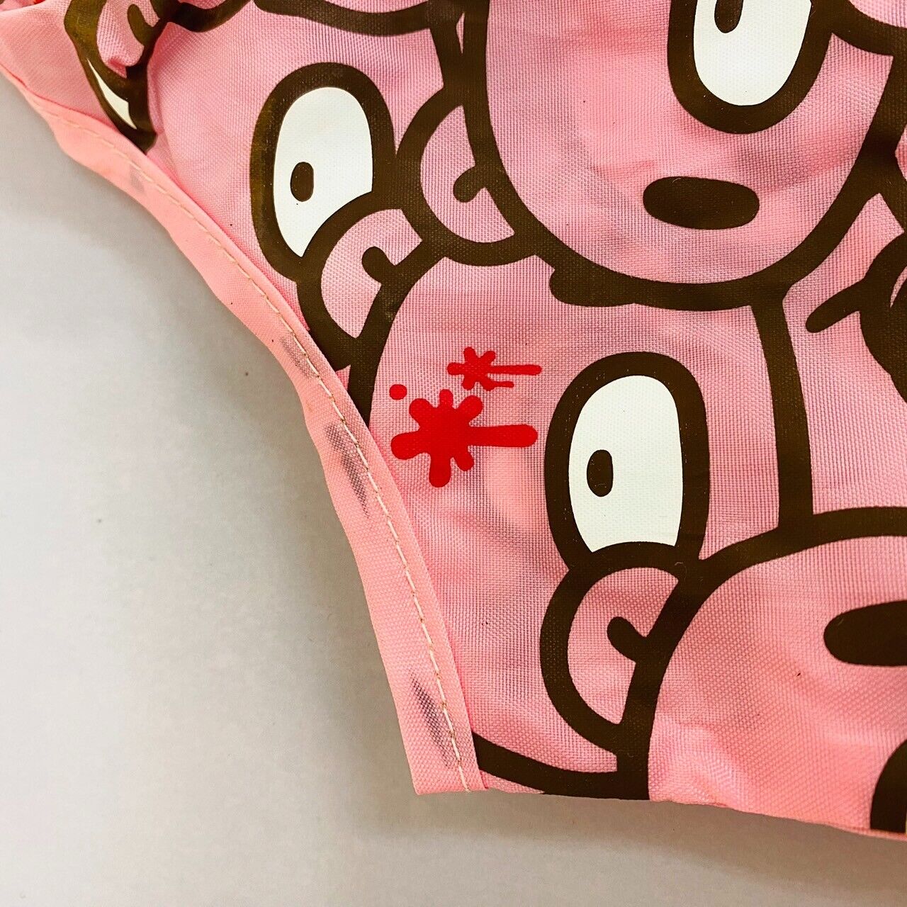 Sanrio Hello Kitty TAiTo Gloomy Bloody Bear Collaboration Eco Shopping Bag Pink