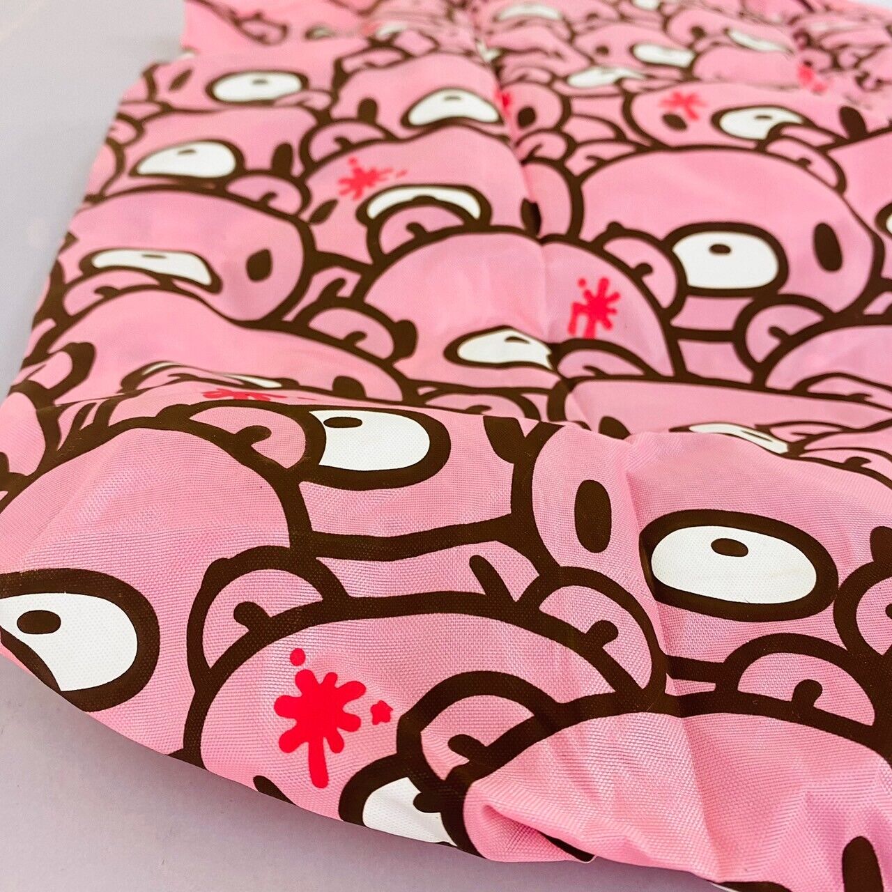 Sanrio Hello Kitty TAiTo Gloomy Bloody Bear Collaboration Eco Shopping Bag Pink