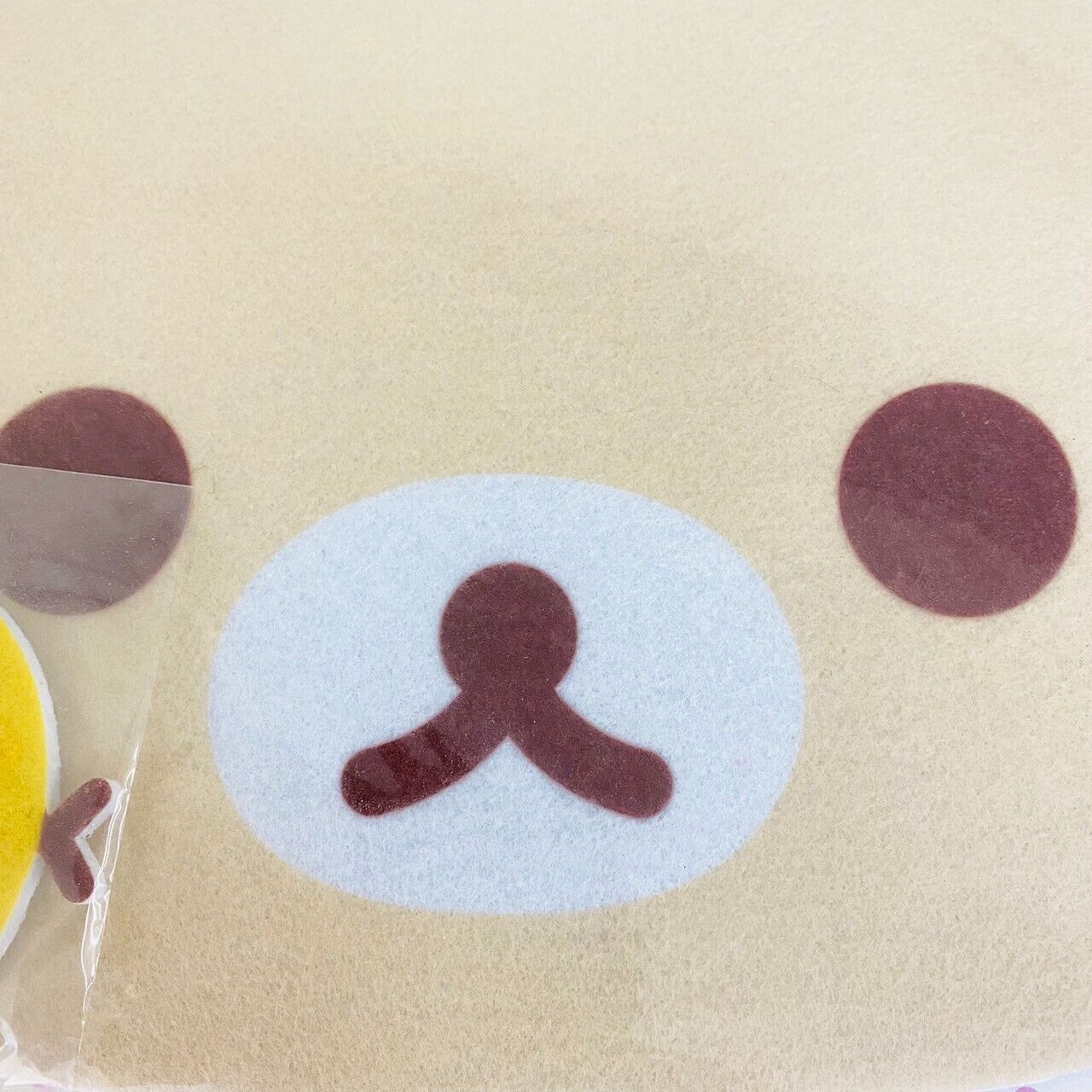 San-x Rilakkuma Korilakkuma Kiiroitori Felt Mat Coaster Set White Bear Yellow