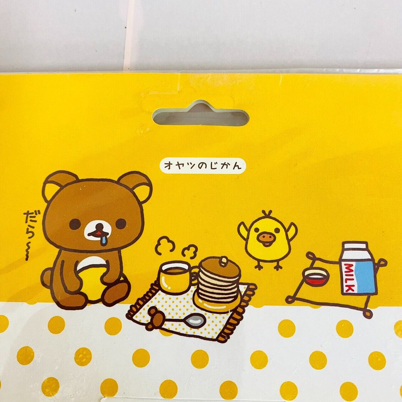 San-x Rilakkuma Kiiroitori Felt Mat Coaster Set Brown Bear Yellow Bird Kawaii