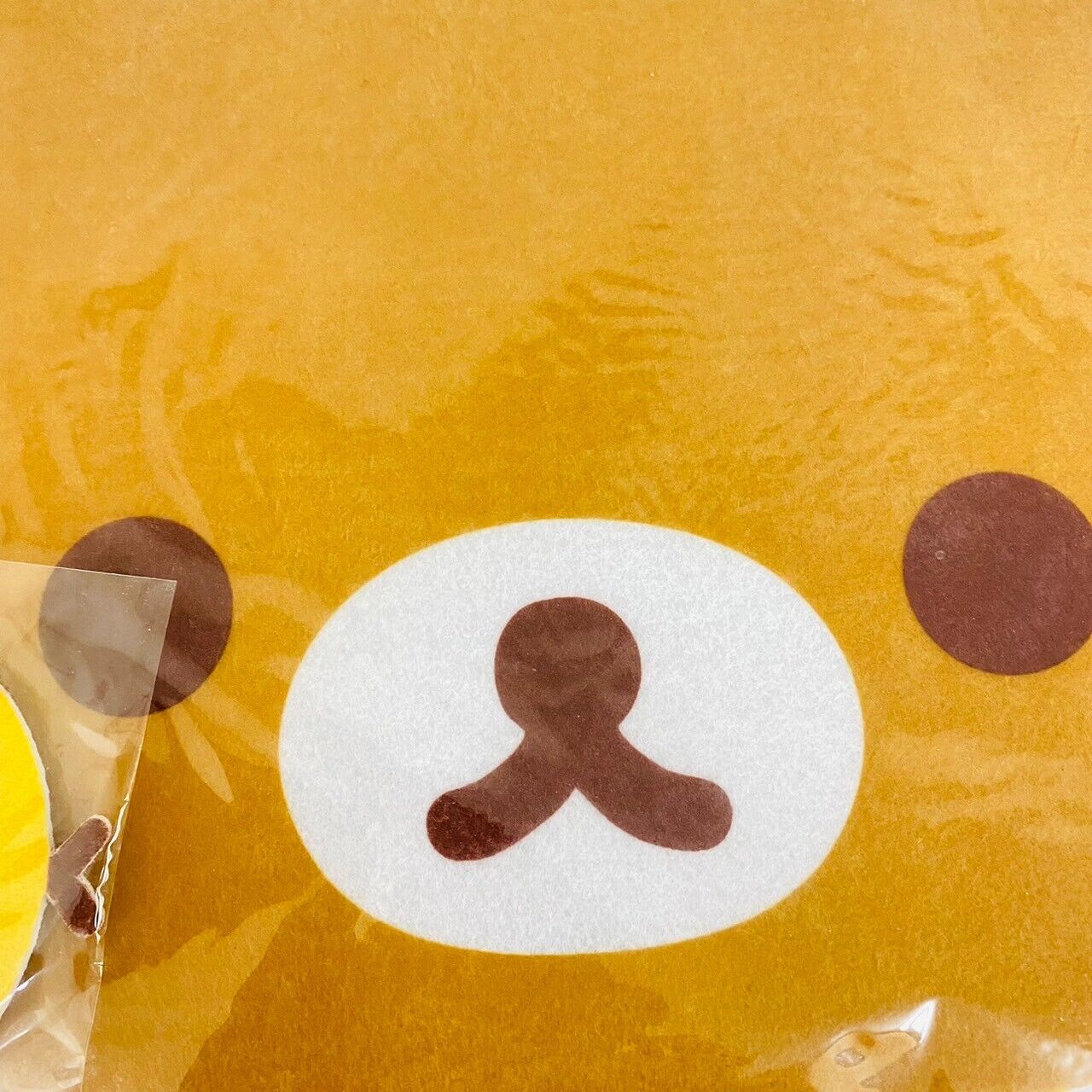 San-x Rilakkuma Kiiroitori Felt Mat Coaster Set Brown Bear Yellow Bird Kawaii