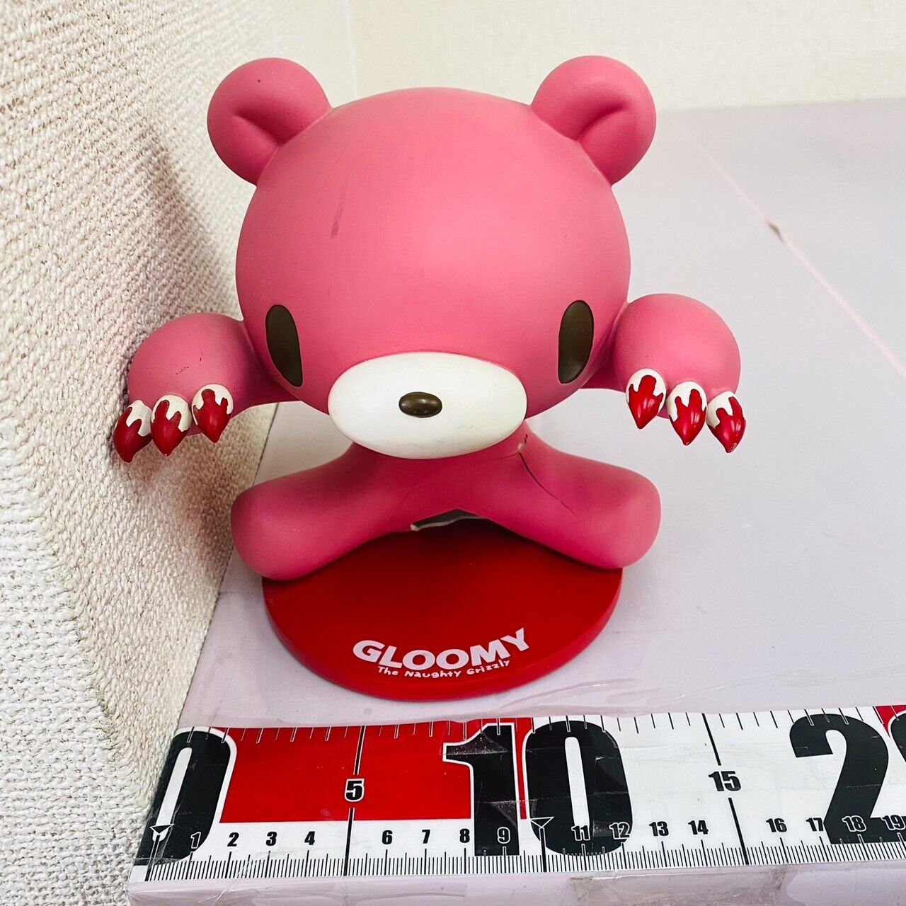 Taito Gloomy Bear Bloody Glasses Stand Pink Red Accessory Case Kawaii Character