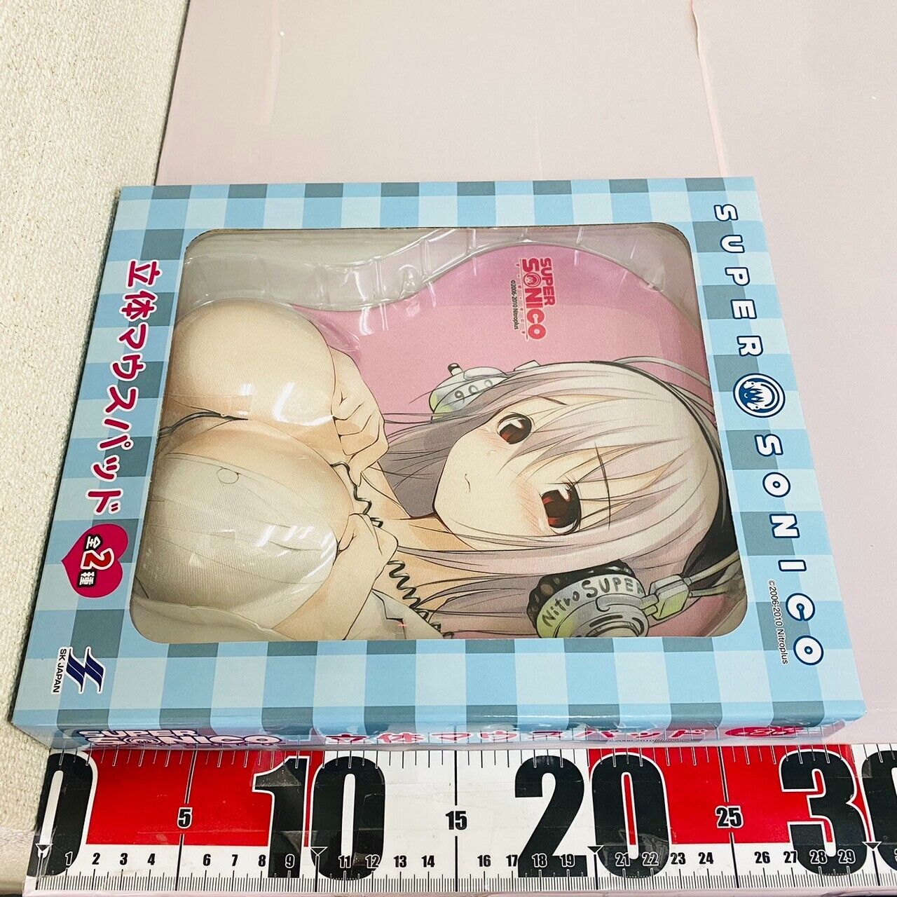 Super Sonico 3D Mouse Pad Set 2 Girl Headphone Game Anime Prize Kawaii Rare