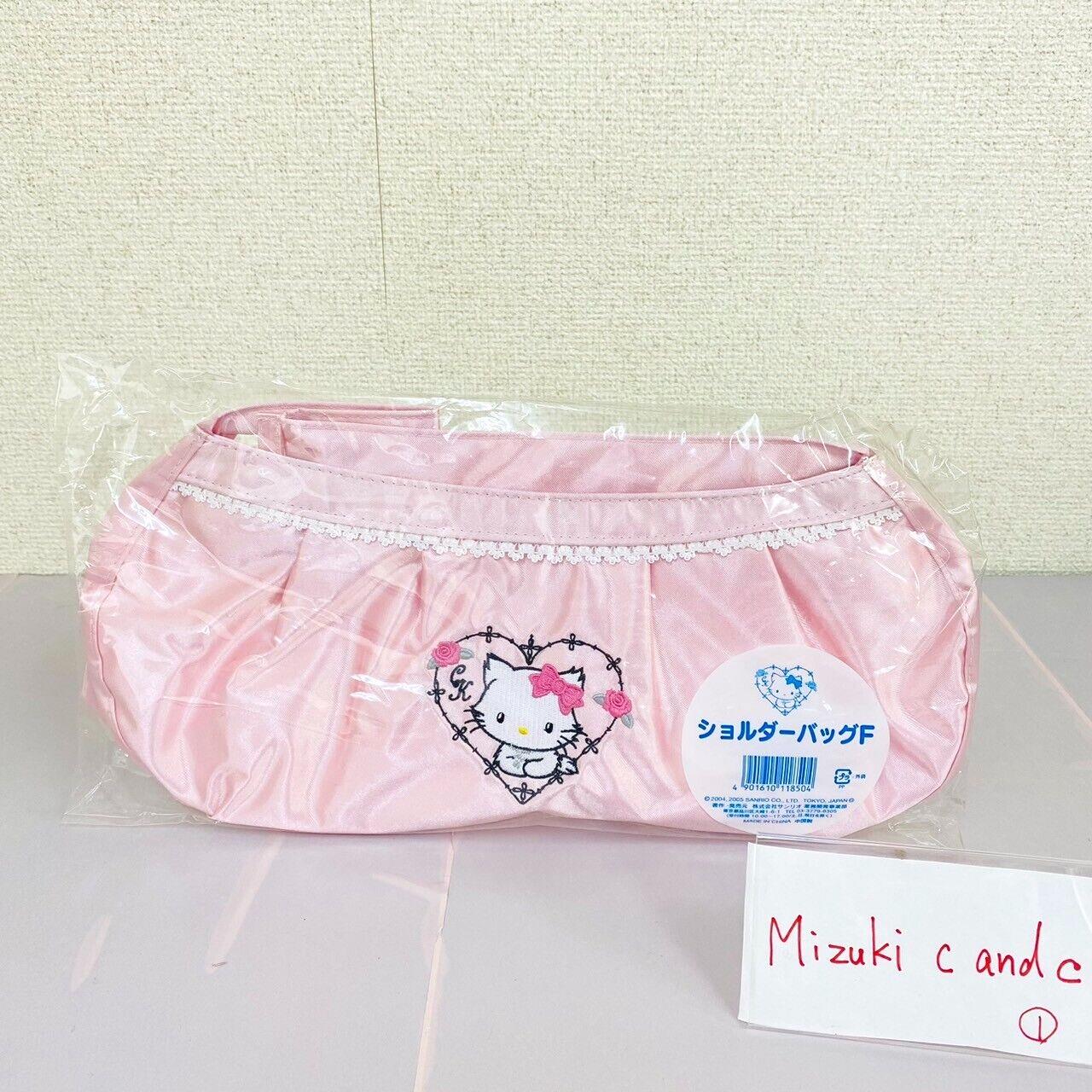 Sanrio Charmmy Charmy Kitty Shoulder Bag Pink Rose Cat Heart Frill Kawaii Rare