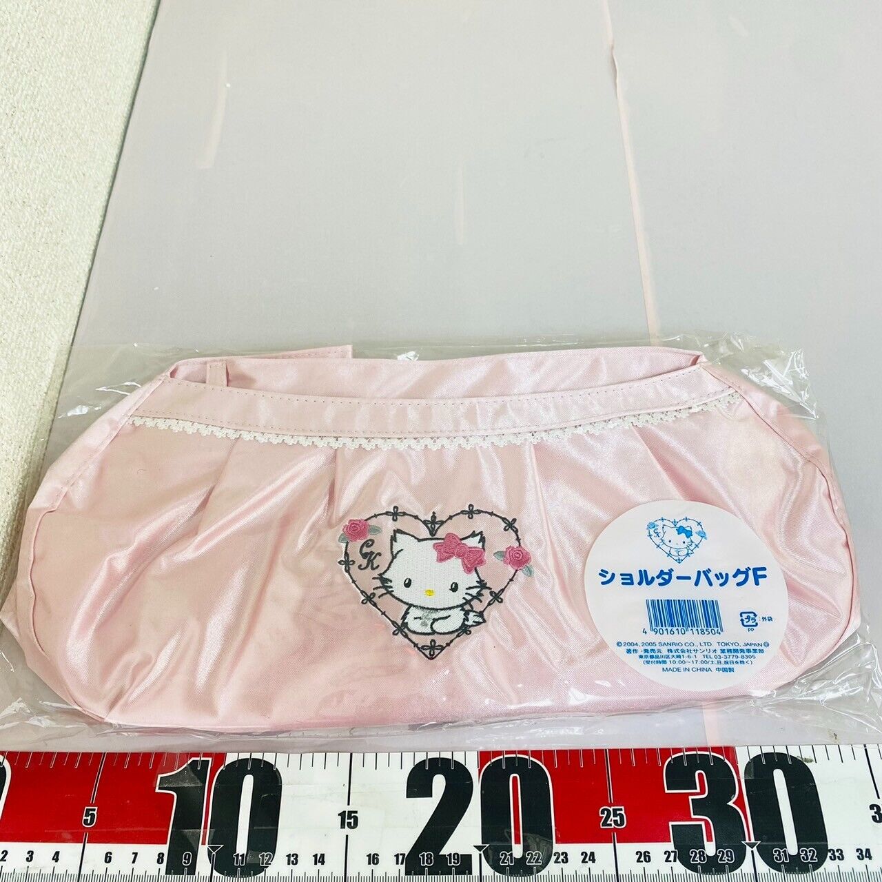 Sanrio Charmmy Charmy Kitty Shoulder Bag Pink Rose Cat Heart Frill Kawaii Rare